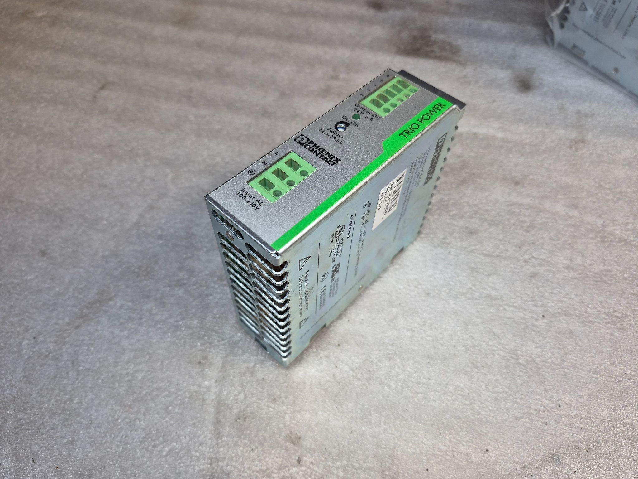 PHOENIX CONTACT TRIO‑PS/1AC/24DC/5 24V Power Supply 2866310 USED 0