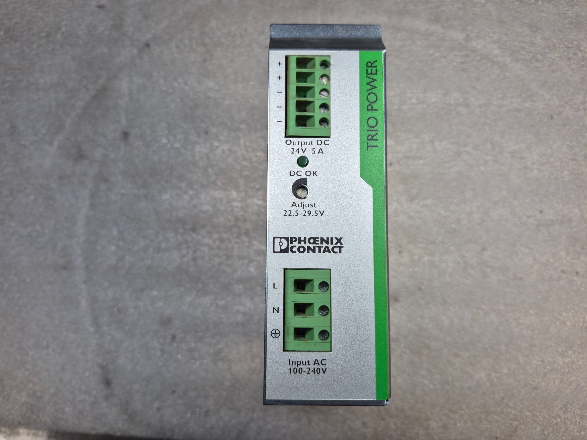 PHOENIX CONTACT TRIO‑PS/1AC/24DC/5 24V Power Supply 2866310 USED 1