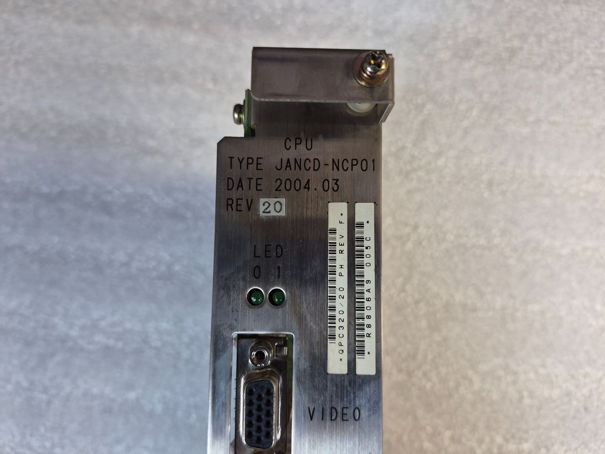 YASKAWA JANCD‑NCP01 Rev. 20 CPU Circuit Board USED 2