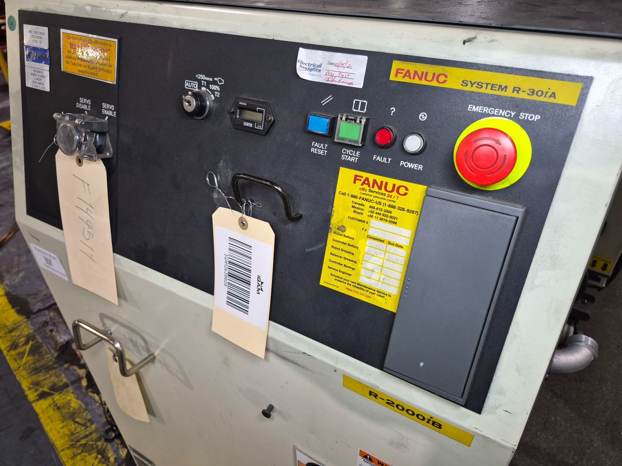 FANUC R-2000iB/210F with R-30iA Controls USED - Missing Items 14
