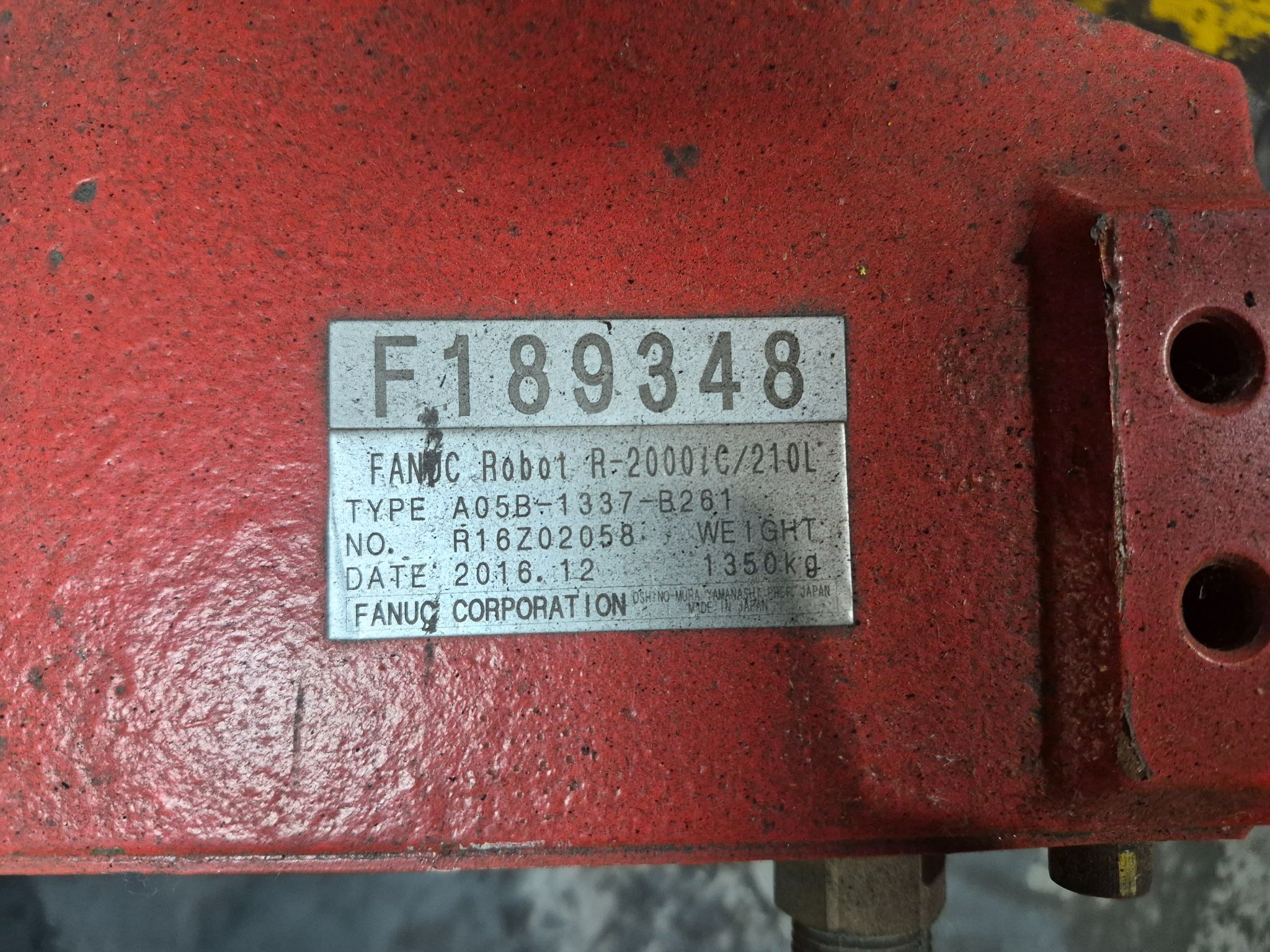 FANUC R-2000IC/210L Long Arm 6-Axis Industrial Robot - ARM ONLY - USED 6