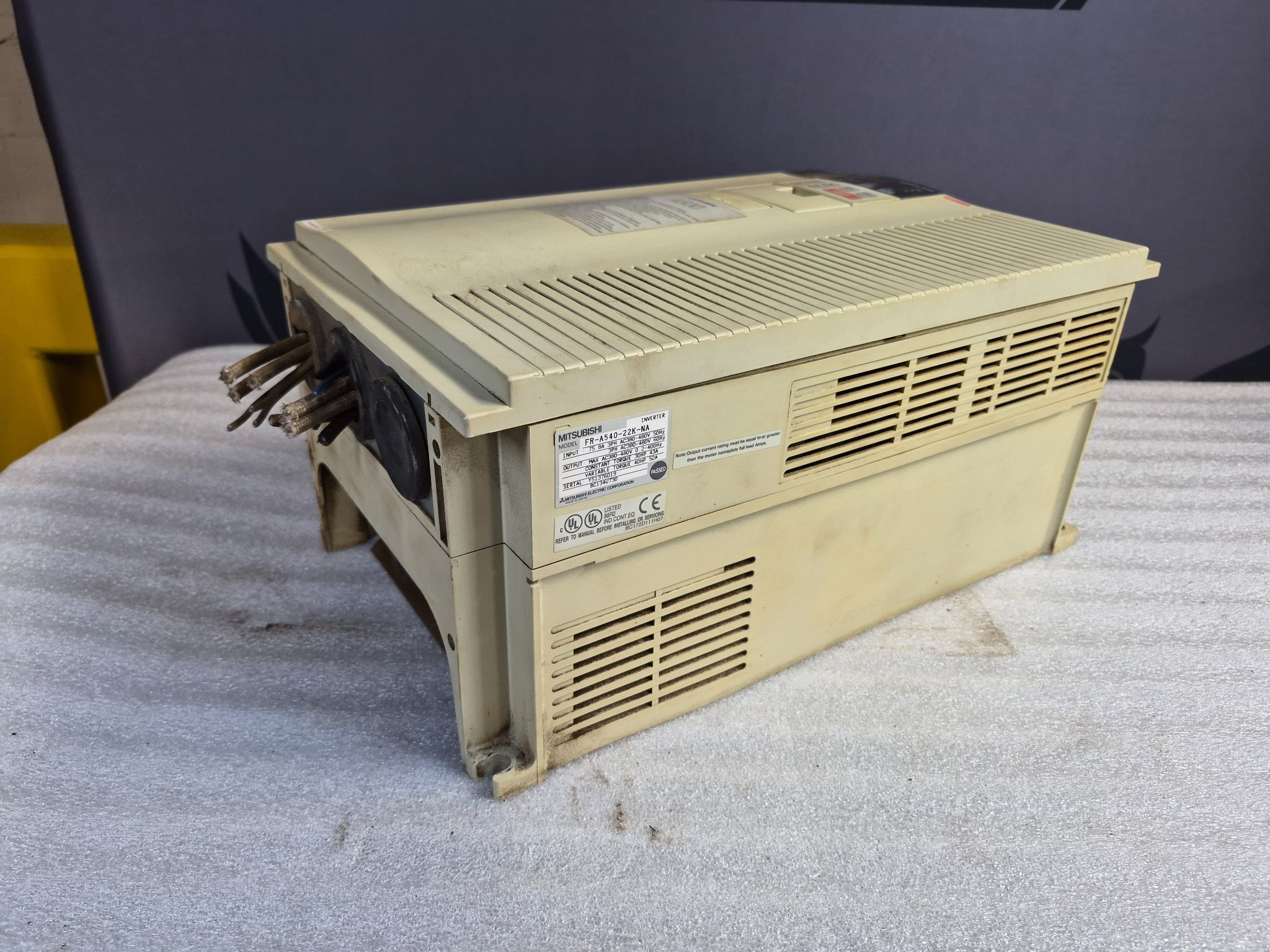 MITSUBISHI FR‑A540‑22K‑NA A500 Variable Frequency Drive USED 2