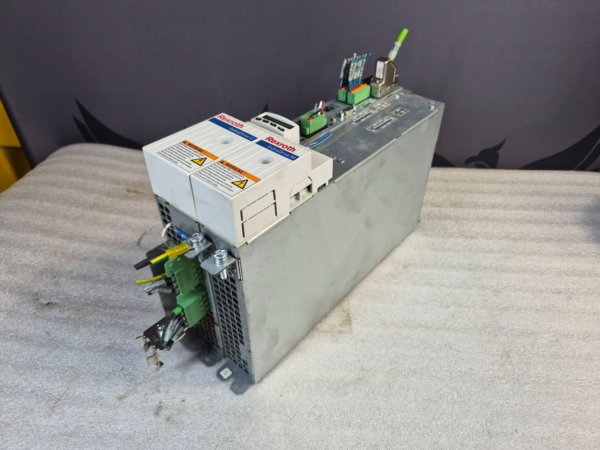 REXROTH HCS02.1E‑W0028 IndraDrive C Servo Drive w/ IndraDrive M USED 1