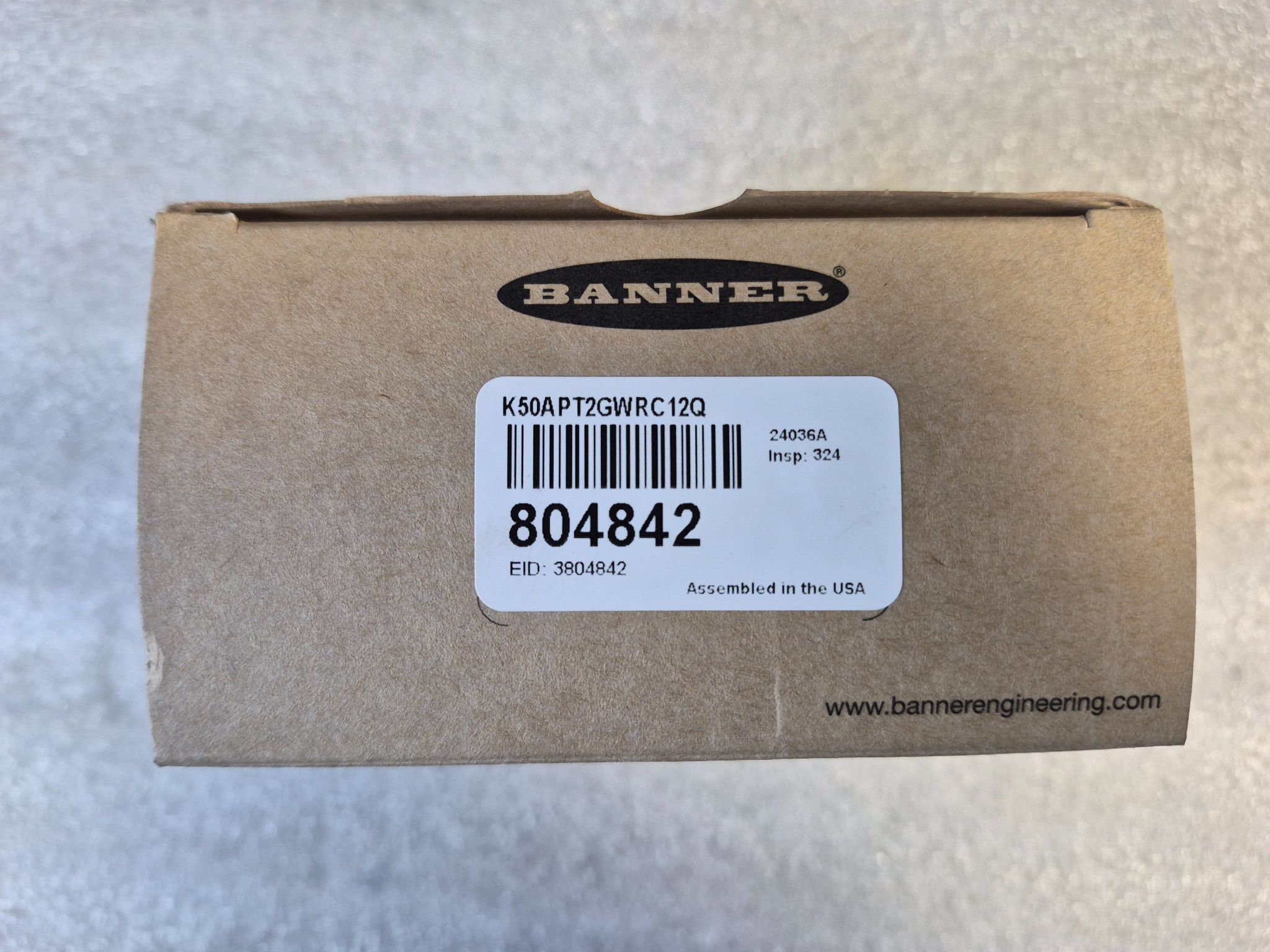 BANNER K50APT2GWRC12Q EZ-Light Touch Button NEW 1