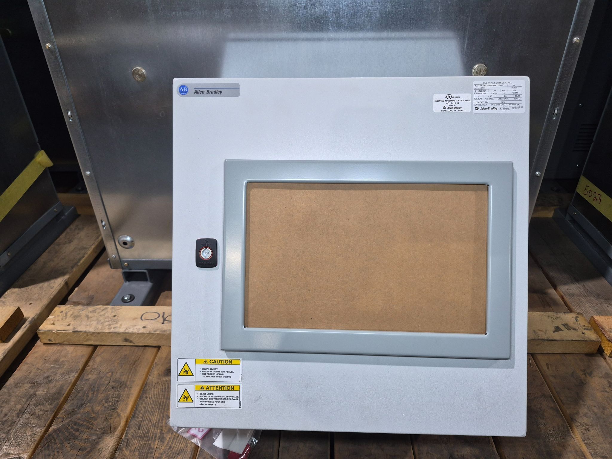 Factory Assembled ALLEN BRADLEY HMI Enclosure w/ ControlLogix 4-Slot PLC NEW 0