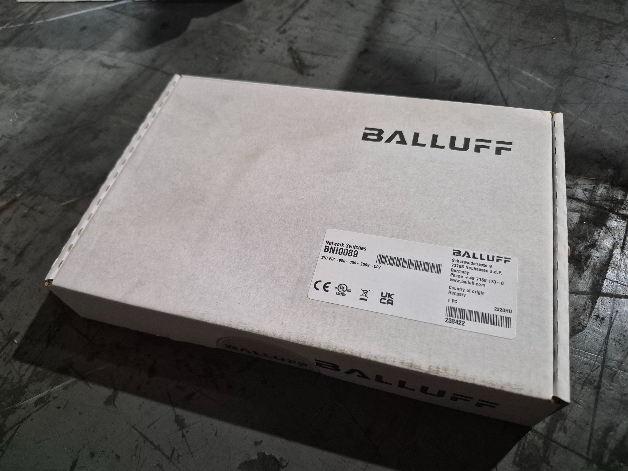 Balluff BNI EIP-950-000-Z009-C07 Network Switch BNI0089 NEW 0