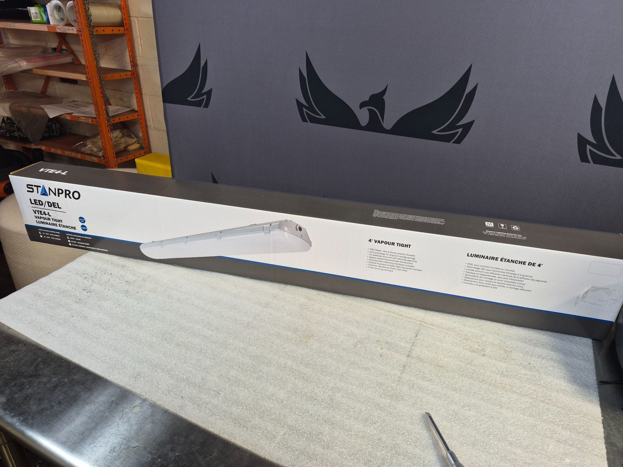 STANPRO VTE4‑L S3‑402 4' LED Light Fixture 5000 Lumens NEW 0