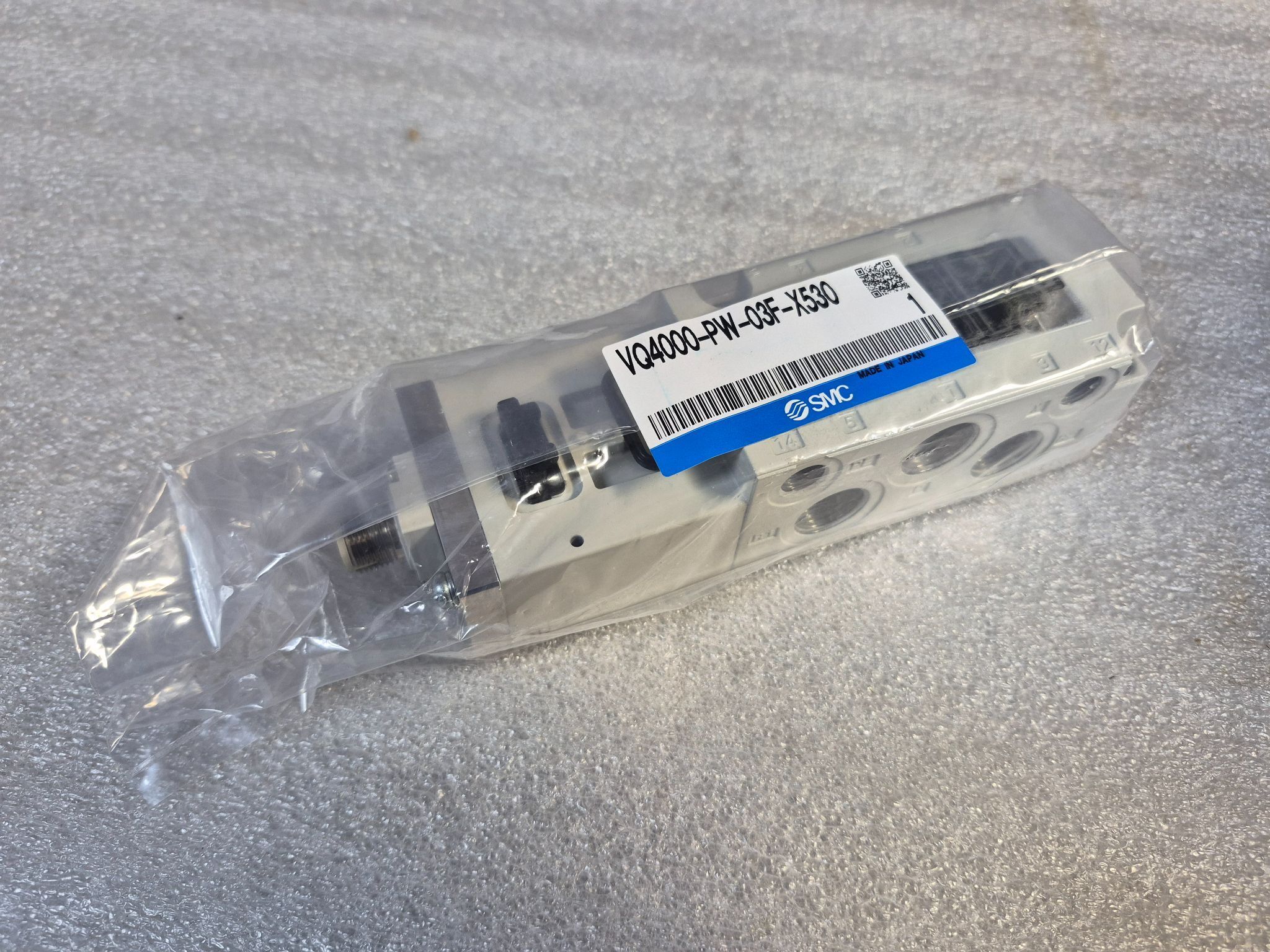 SMC VQ4000‑PW‑03F‑X530 Sub Plate Assembly NEW 0