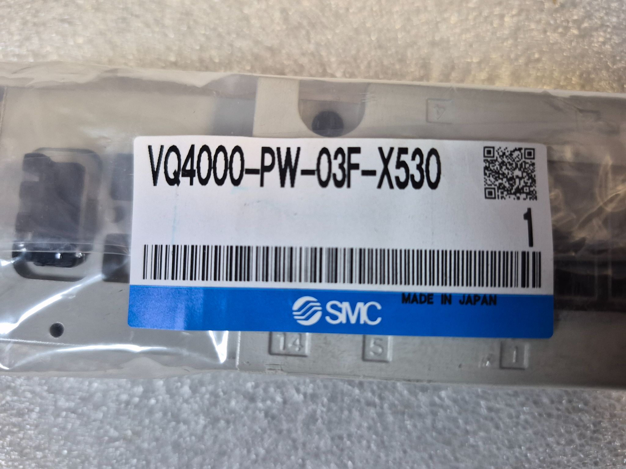 SMC VQ4000‑PW‑03F‑X530 Sub Plate Assembly NEW 2