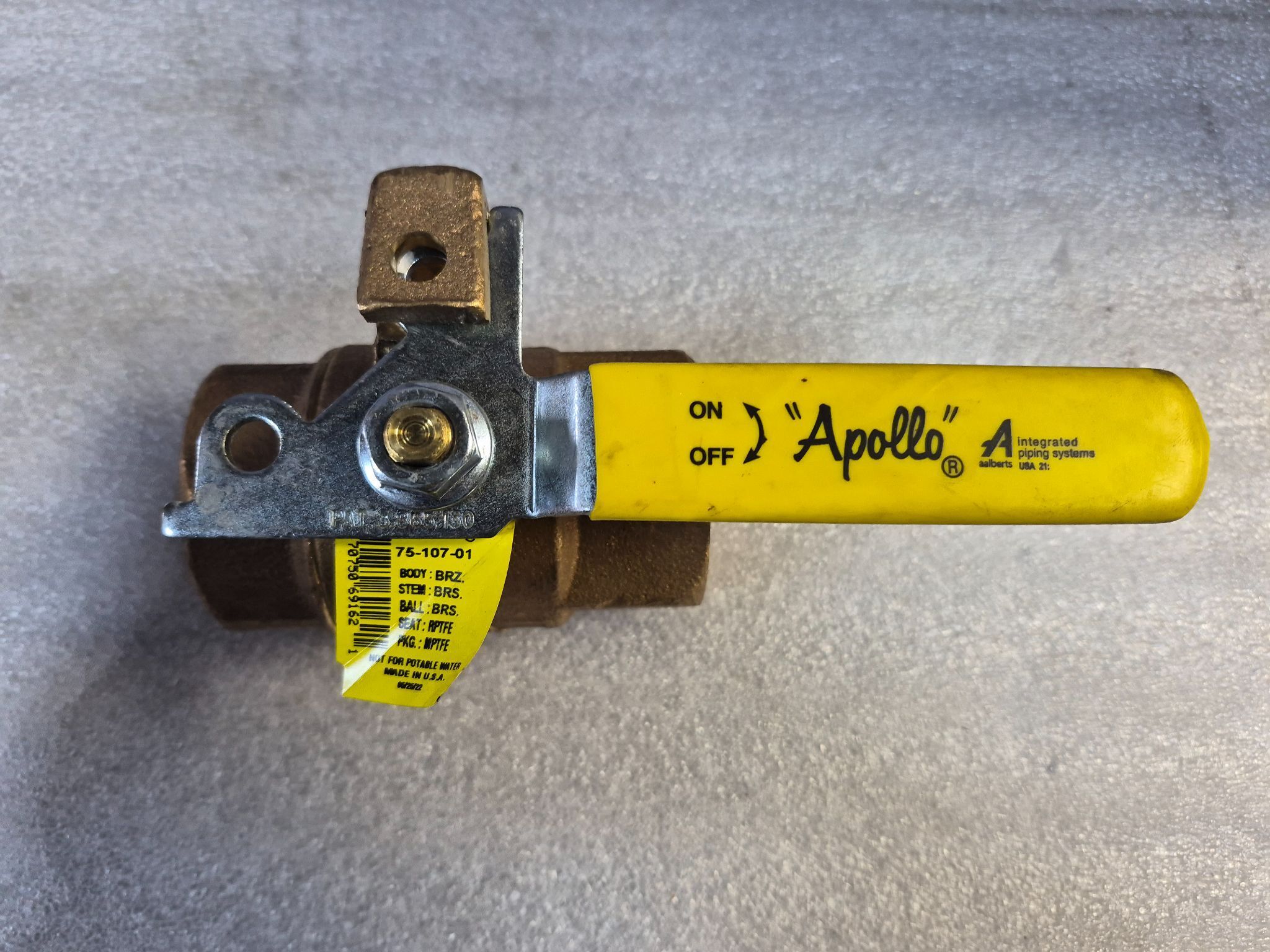 APOLLO 75-107-41 Bronze Ball Valve NEW 1