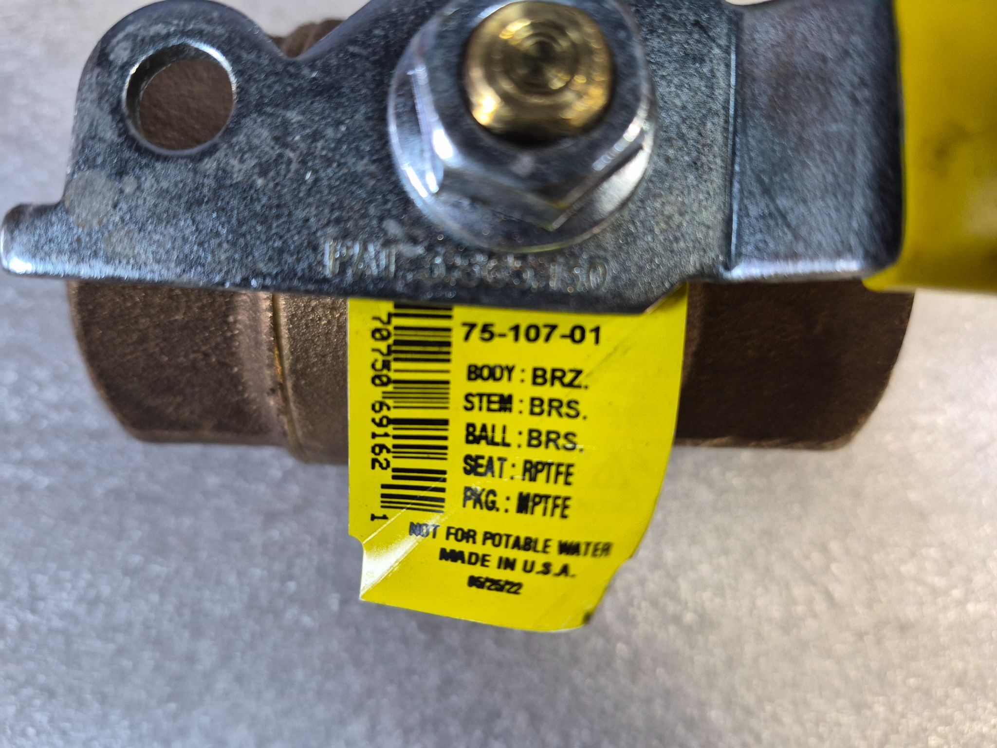 APOLLO 75-107-41 Bronze Ball Valve NEW 2