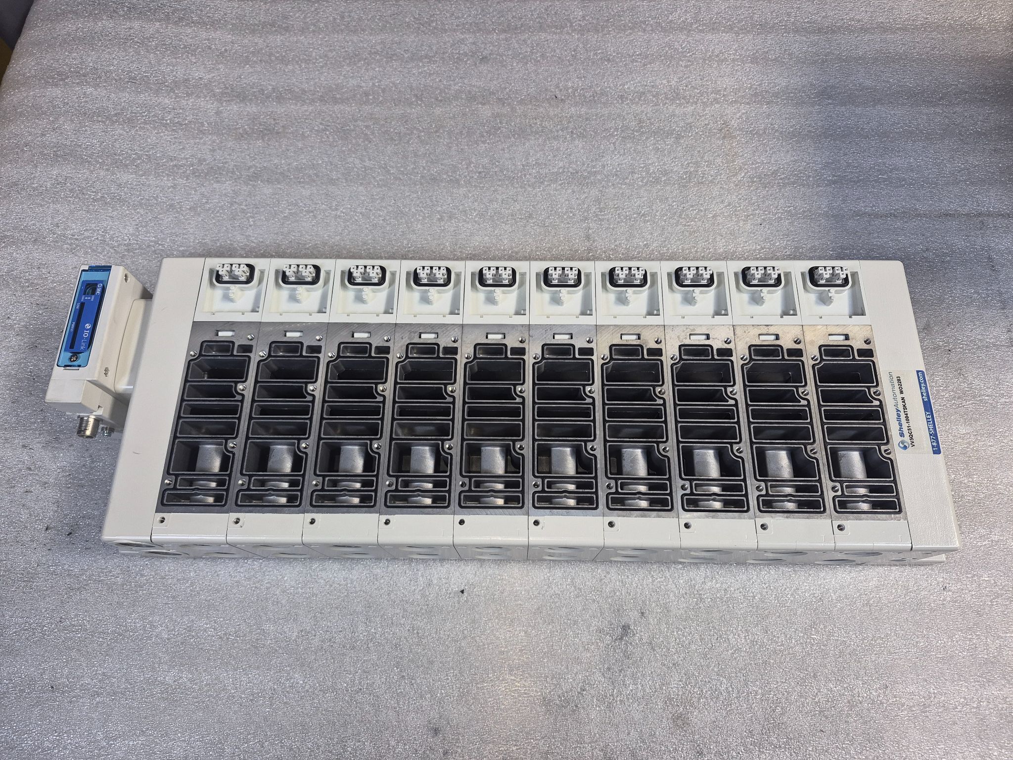 SMC VV5QC51‑1004TSKAN 10 Port VQC Manifold w/ EX260‑SIL1 IO‑Link NEW 0