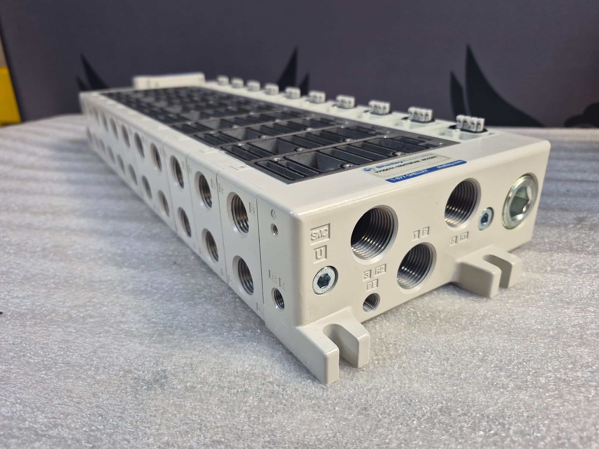 SMC VV5QC51‑1004TSKAN 10 Port VQC Manifold w/ EX260‑SIL1 IO‑Link NEW 1