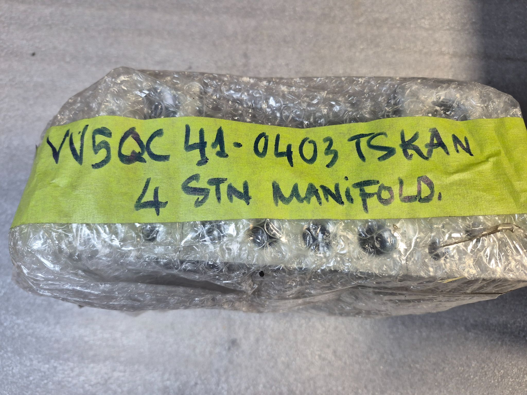SMC VV5QC41‑0403TSKAN VQC 4‑Port Manifold w/ EX260‑SIL1 IO‑Link NEW 4