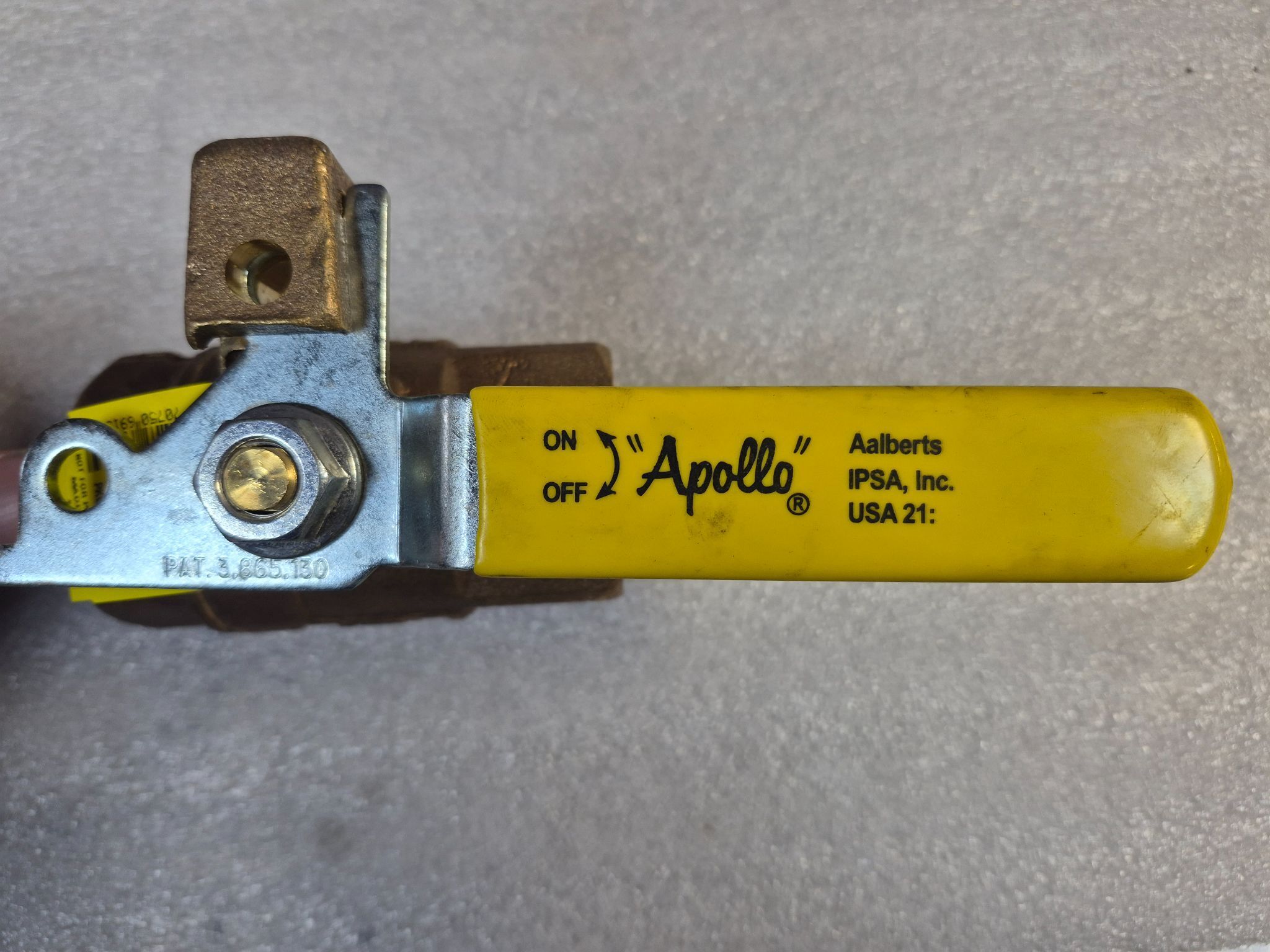 APOLLO 75‑106‑01 Bronze 1‑1/4" NPT 2‑Way Ball Valve NEW 1