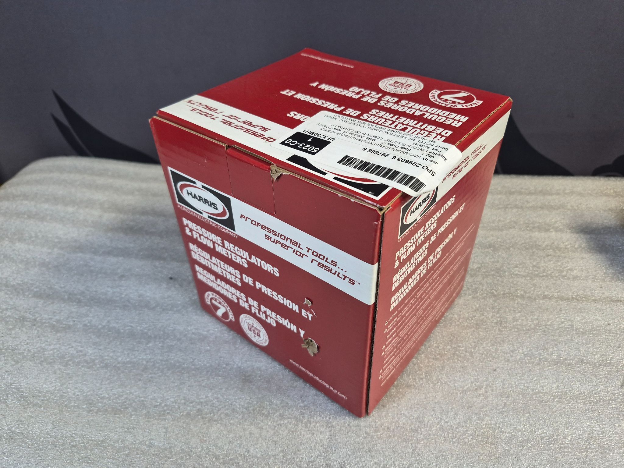 HARRIS 447-80-IGG-1/4 Inert Gas Regulator 80 SCFH CGA 580 NEW 0