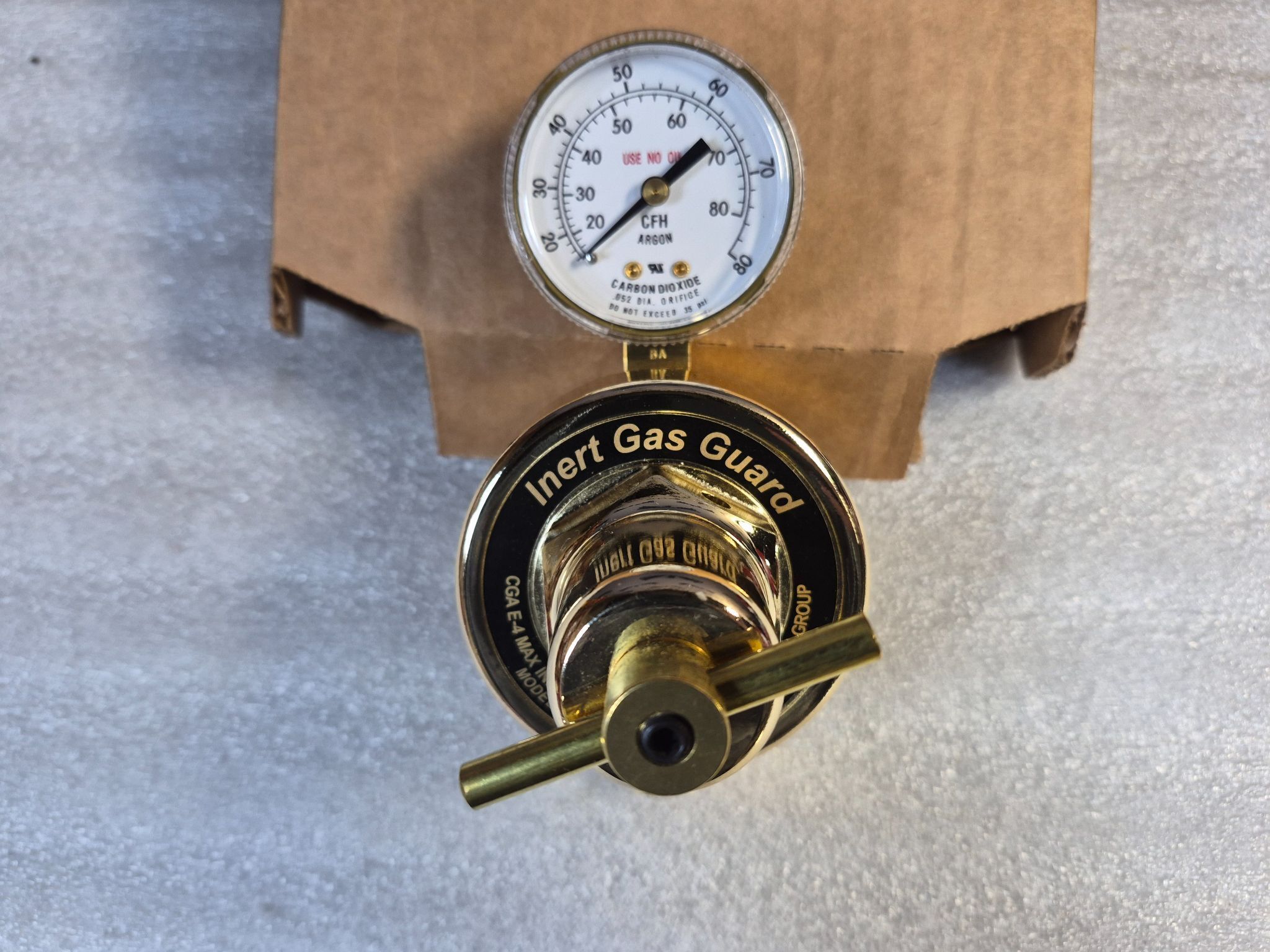 HARRIS 447-80-IGG-1/4 Inert Gas Regulator 80 SCFH CGA 580 NEW 1