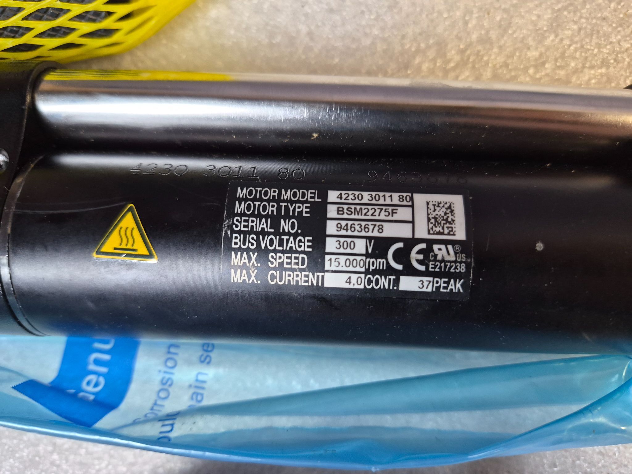 ATLAS COPCO 8435 6020 20 / QST42‑20COT‑T50‑L134‑H10 Off‑Set Fixtured QST Nutrunner NEW 4