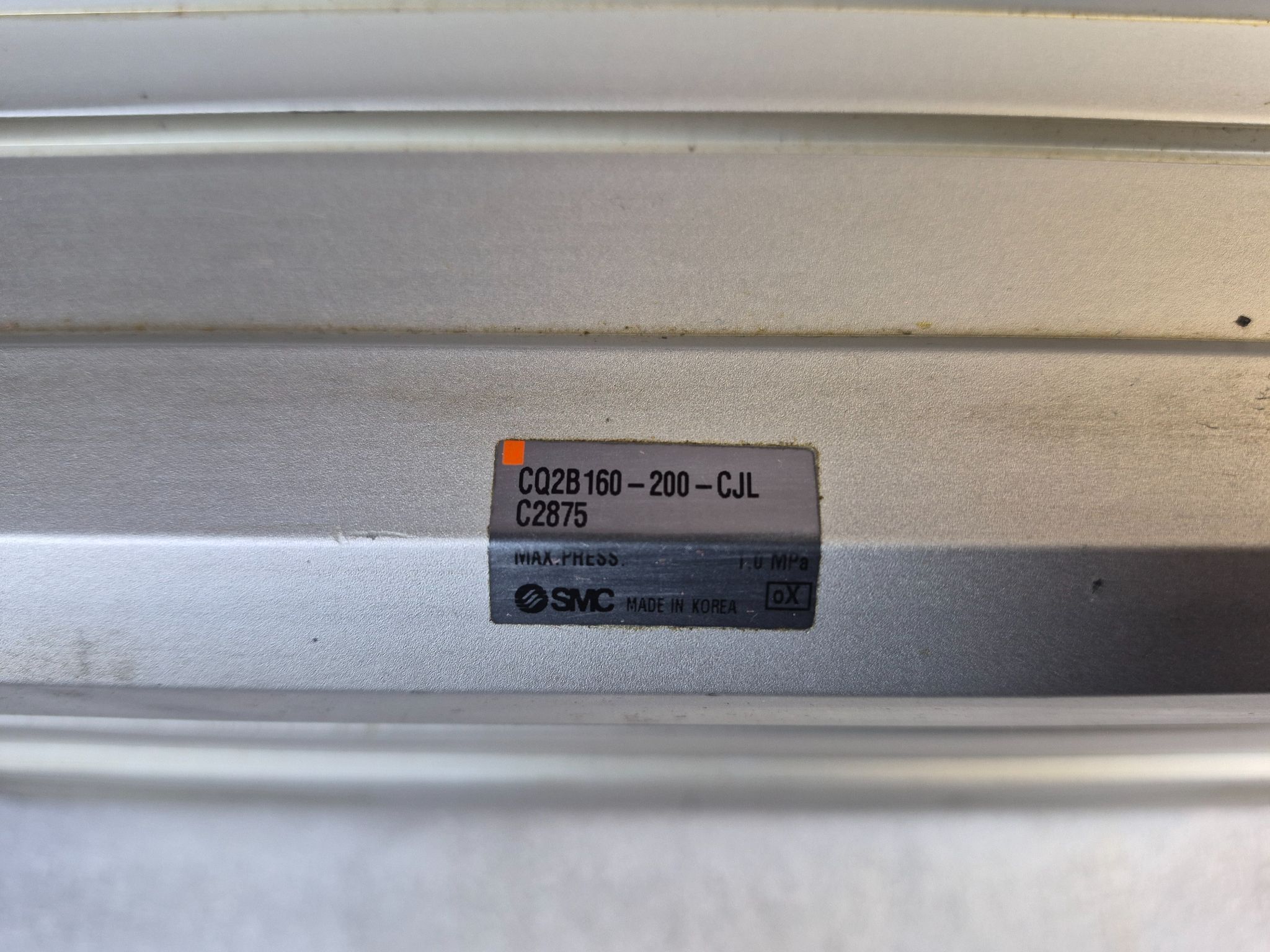 SMC CQ2B160-200-CJL Compact Pneumatic Cylinder 160mm Bore 200mm Stroke USED 3