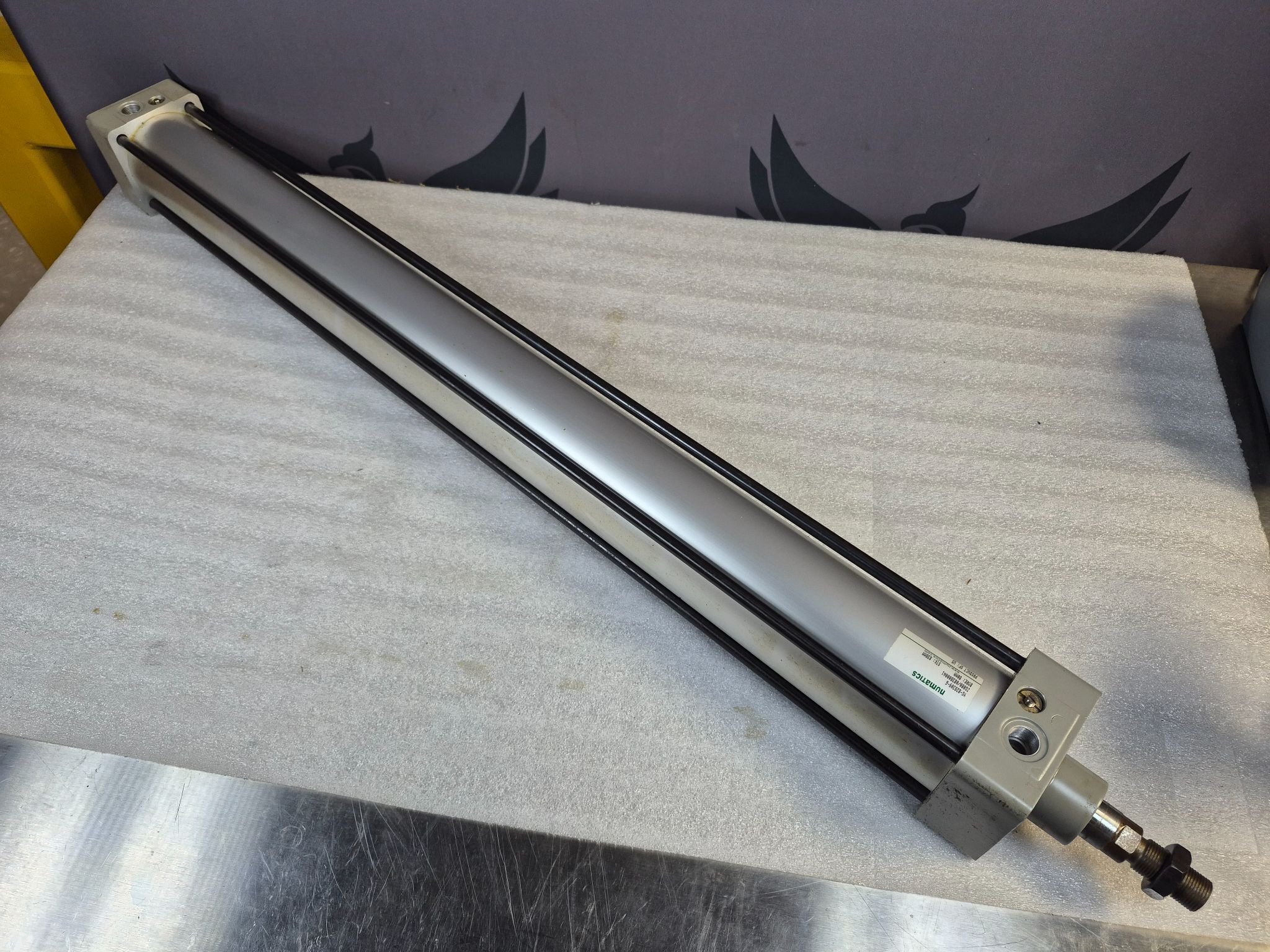 NUMATICS ZG080/0838000A1 Pneumatic Cylinder 80mm Bore 838mm Stroke USED 1
