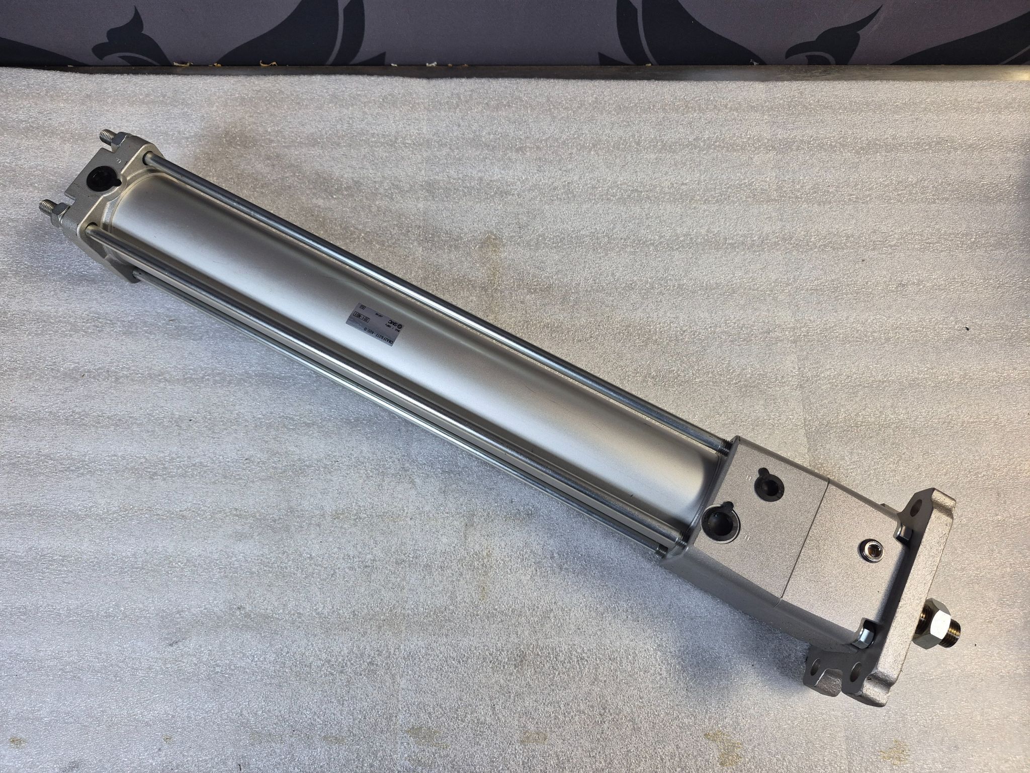 SMC CNA2F63TF‑400‑D Power Lock Cylinder 63mm Bore 400mm Stroke USED 0