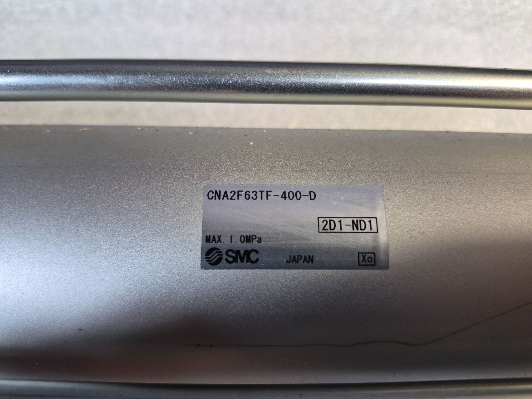 SMC CNA2F63TF‑400‑D Power Lock Cylinder 63mm Bore 400mm Stroke USED 2
