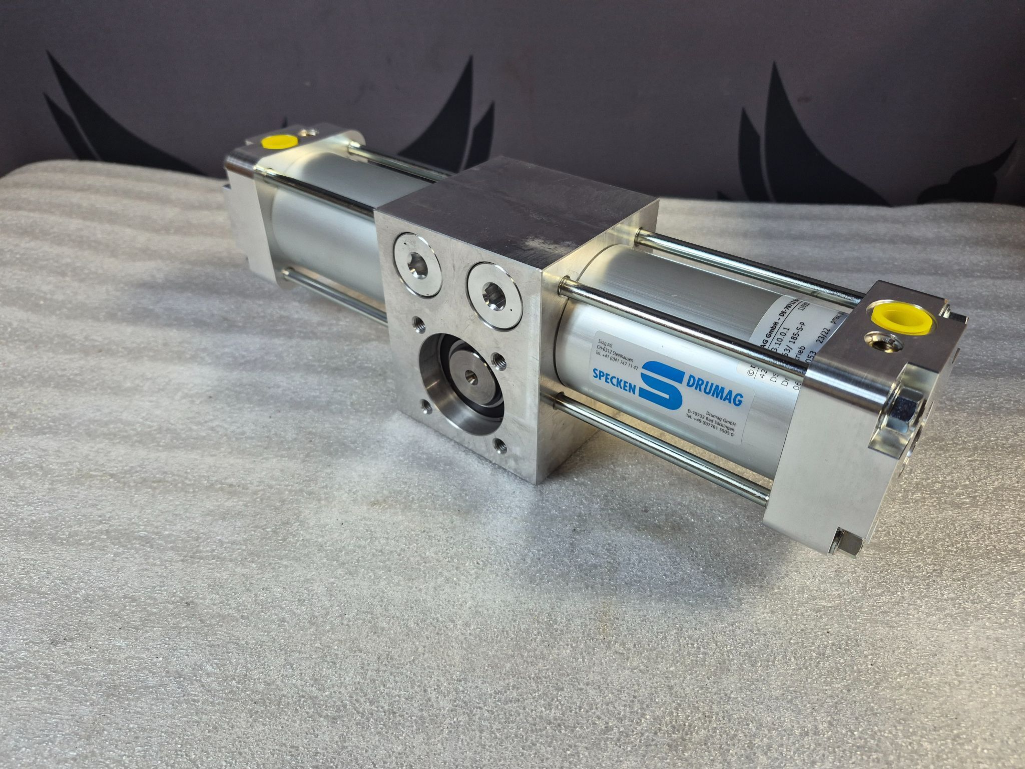 DRUMAG DSO‑P63/185‑S‑P Pneumatic Rotary Actuator NEW 2
