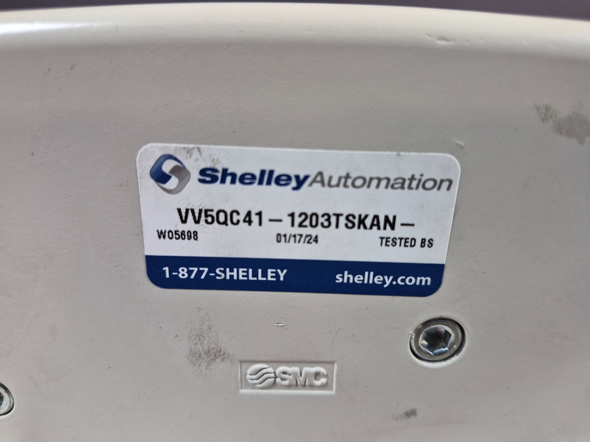 SMC VV5QC41‑1203TSKAN Pneumatic Valve Manifold IO‑Link USED 5