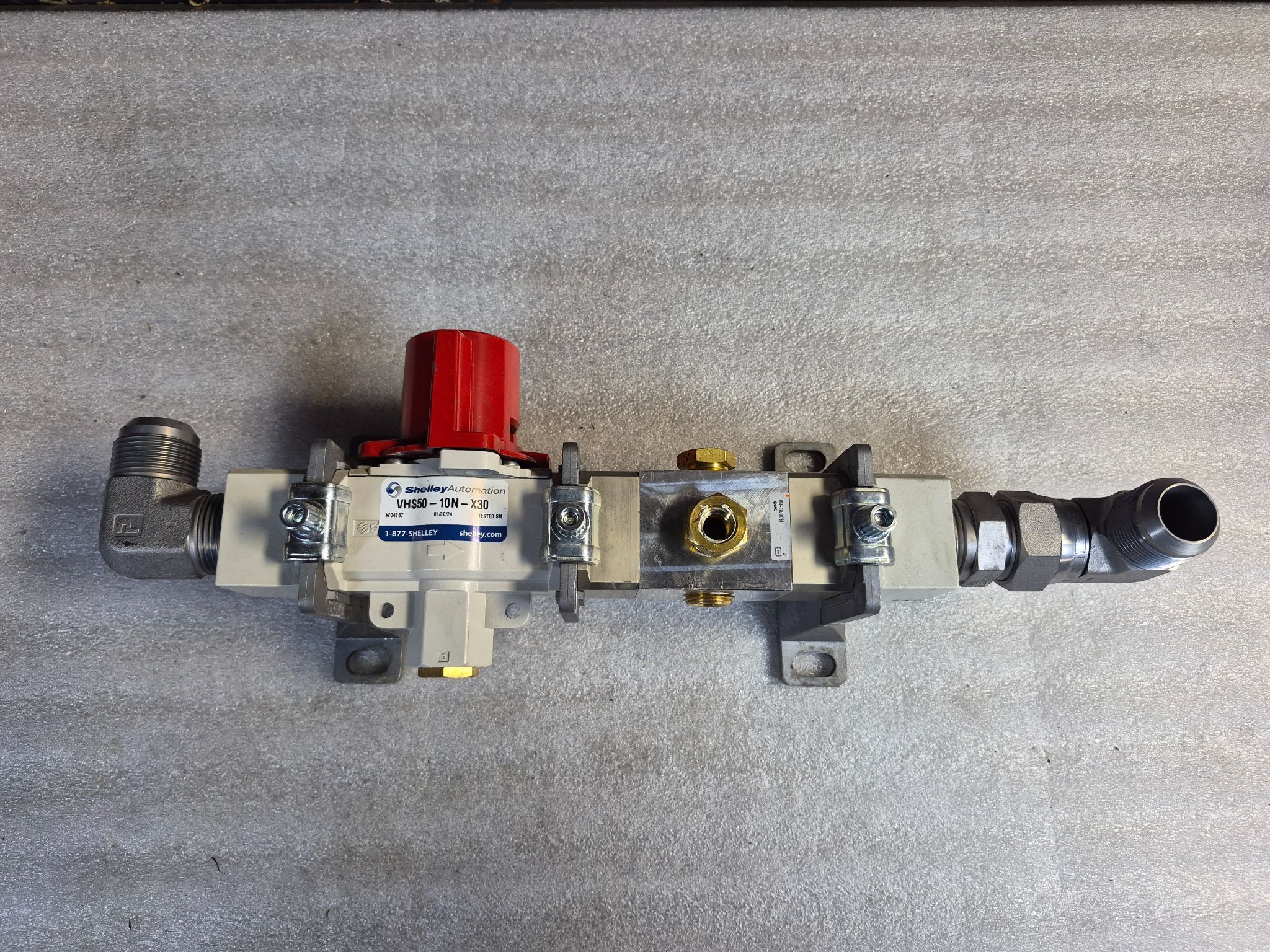 SMC VHS50‑10N‑X30 Manual Lockout Shut‑Off Valve USED 0