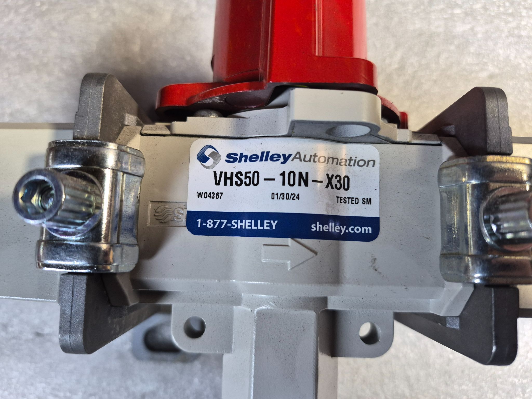 SMC VHS50‑10N‑X30 Manual Lockout Shut‑Off Valve USED 3