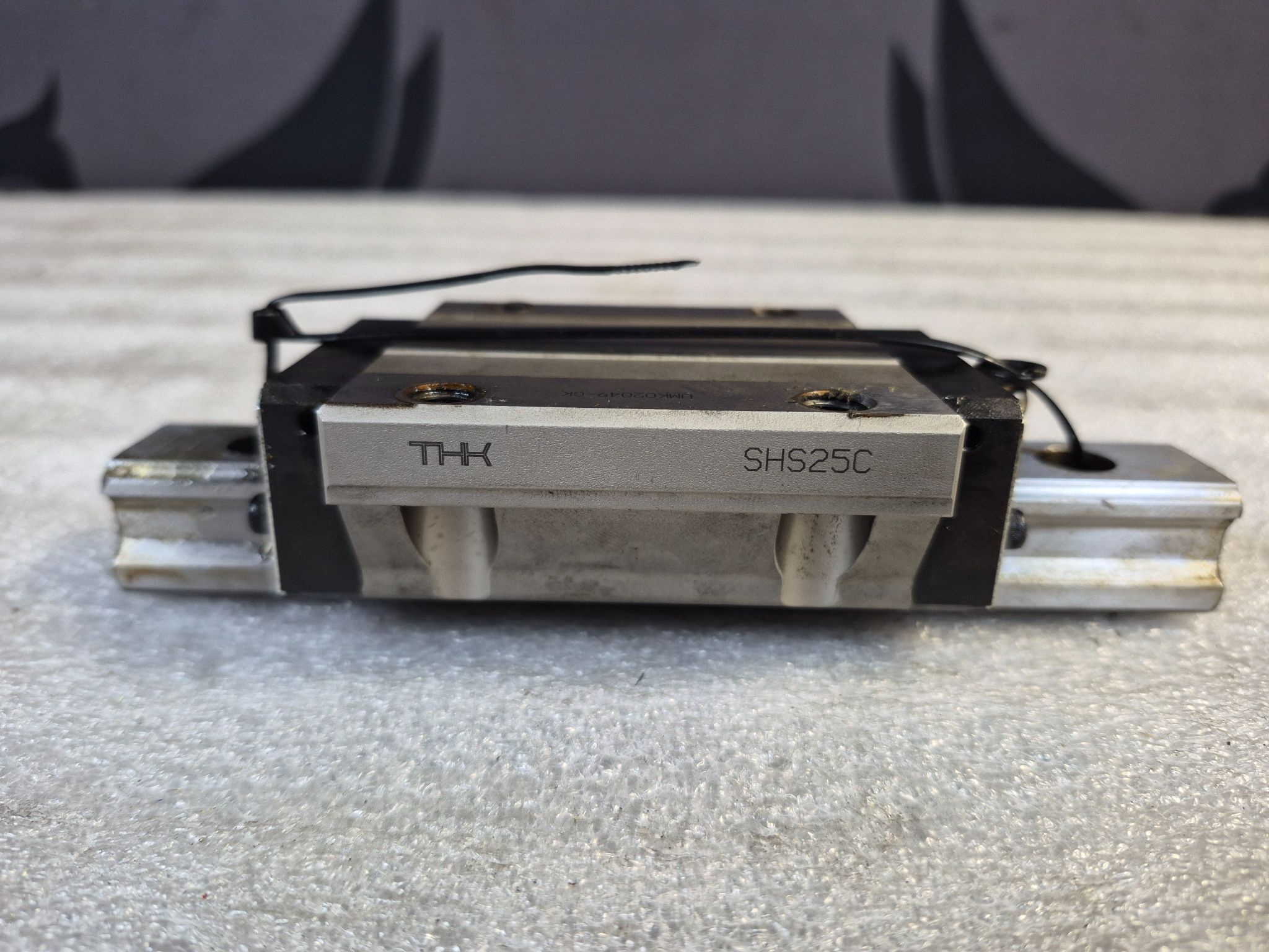 THK SHS25C Linear Bearing w/ Guide Rail USED 2