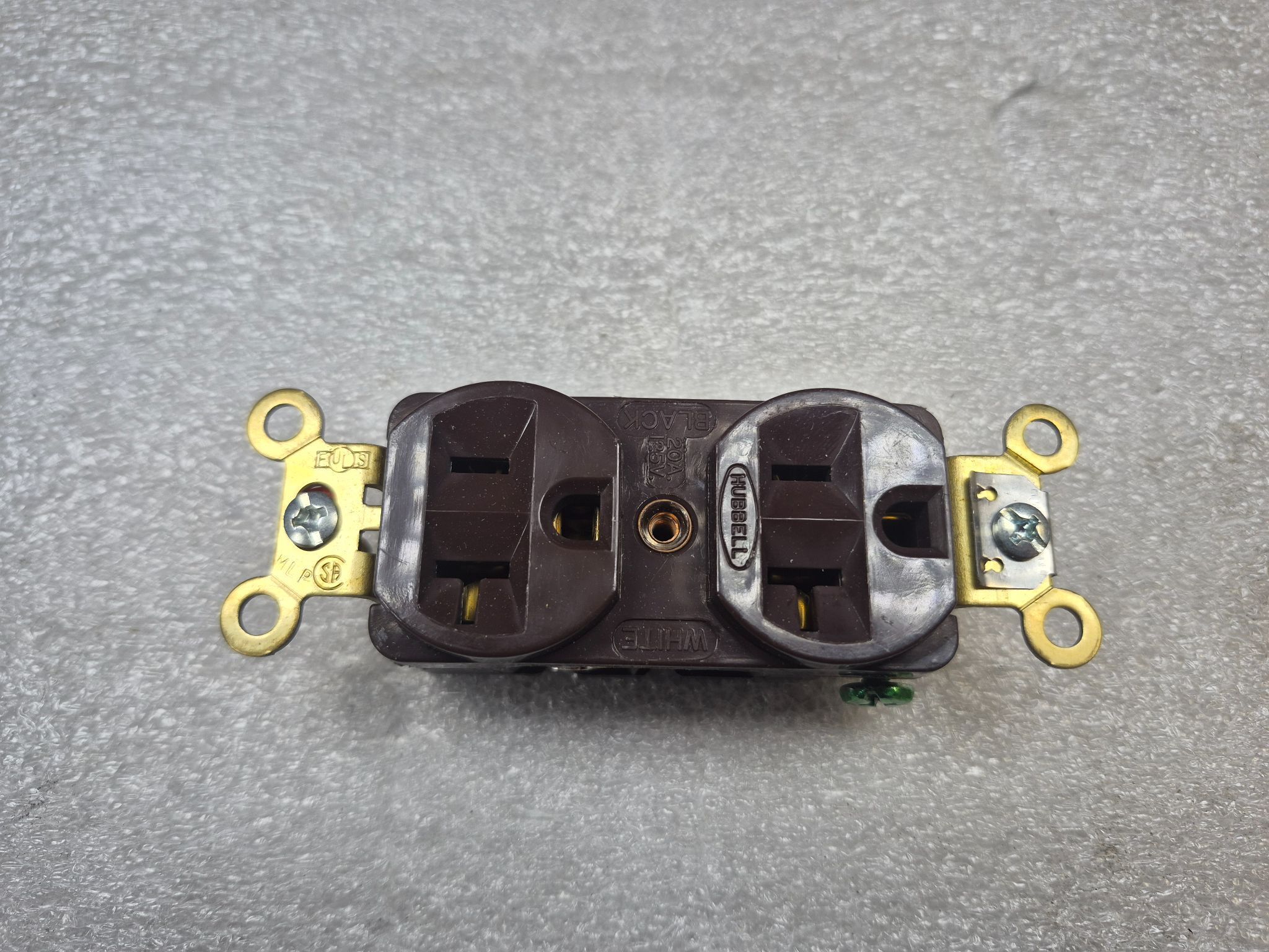 HUBBELL HBL5342 Duplex Receptacle 20A 125V NEW 3