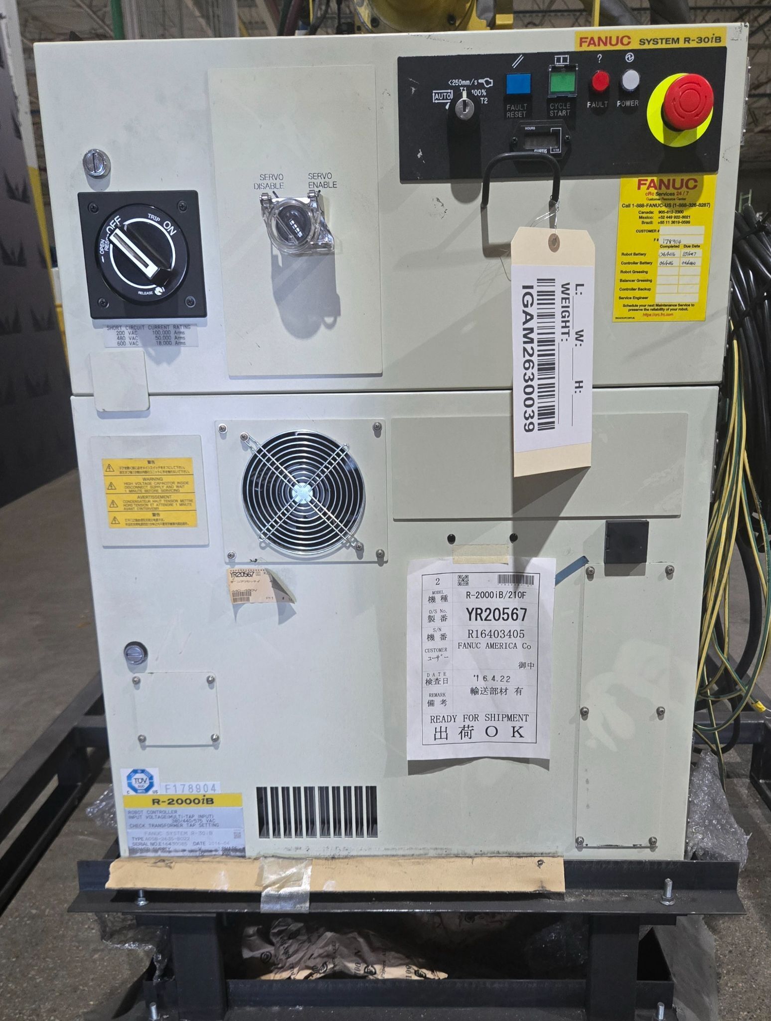 FANUC R-2000iB/210F Robot with R-30iB Controller NEW 10