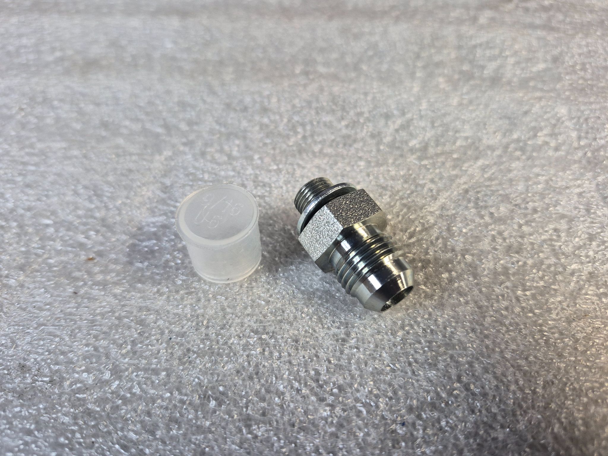 PARKER 6-2 F4OMXS-A Male Straight Adapter Fitting 3/8" JIC x 1/8" BSPP NEW 1