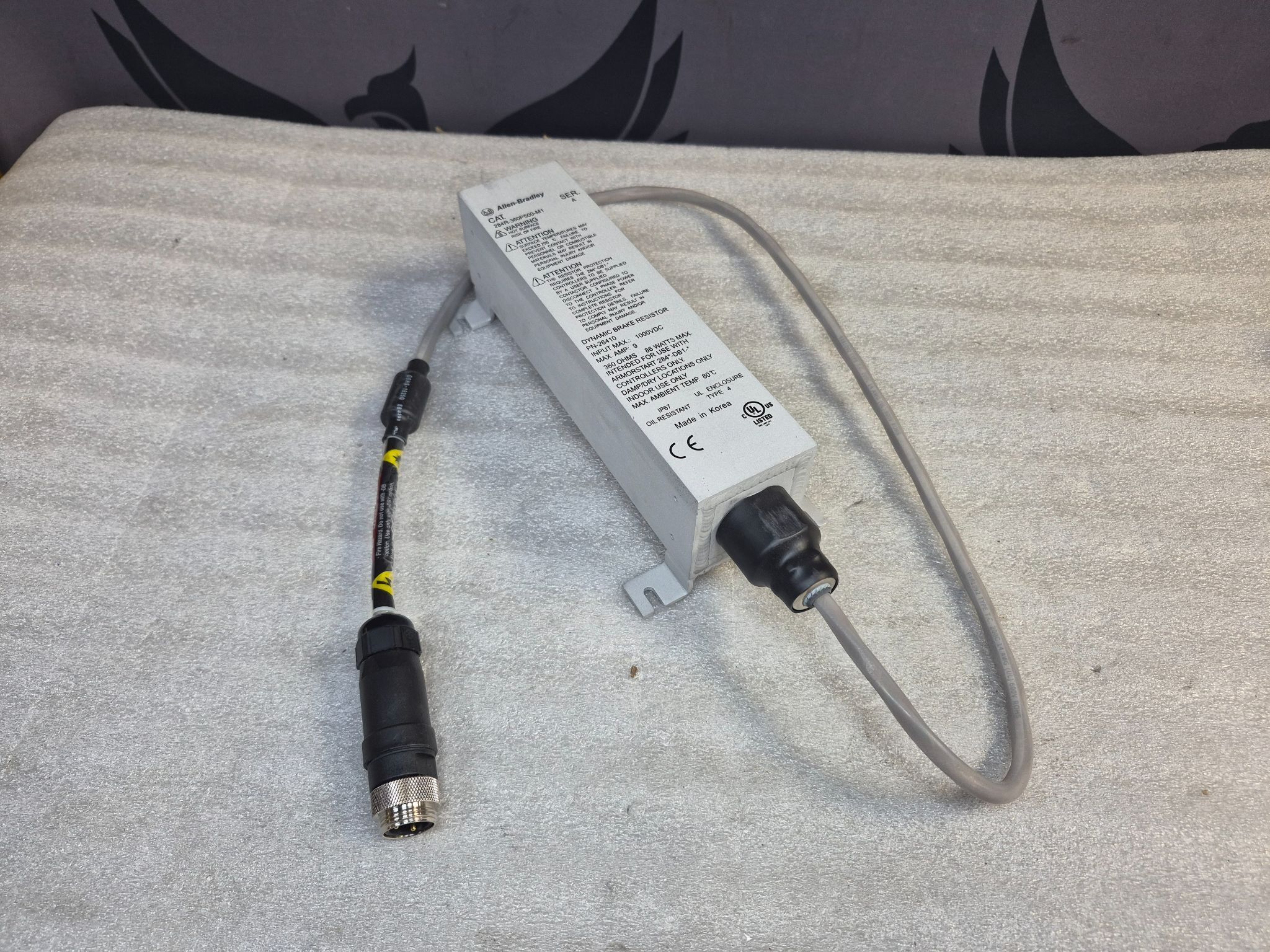 ALLEN BRADLEY 284R-360P500-M1 ArmorStart Dynamic Brake Resistor NEW 2