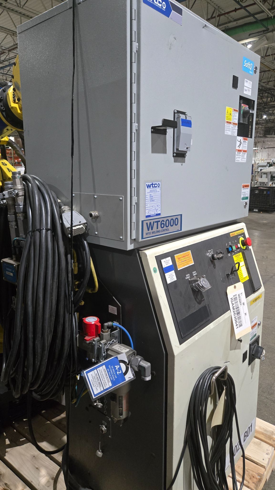 FANUC R-2000iB/210F Complete with R-30iA Controller & WT6000 Inverter USED 12