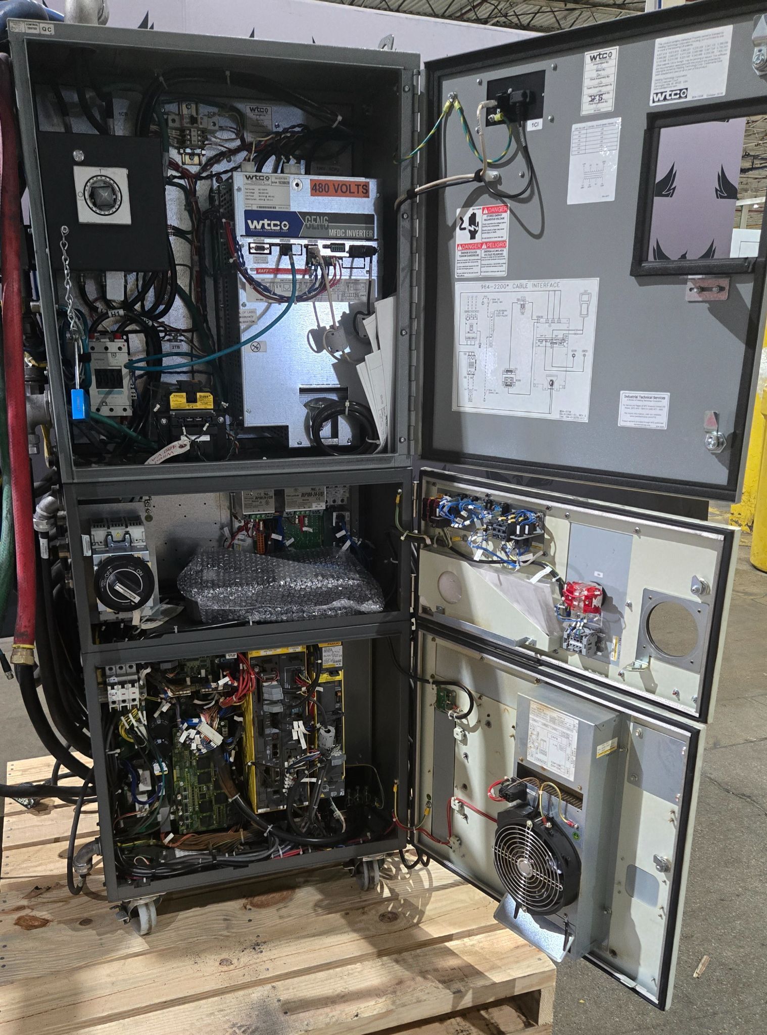 Fanuc R-2000iB/210F Complete with R-30iB Controller & WTC MFDC Inverter USED 12
