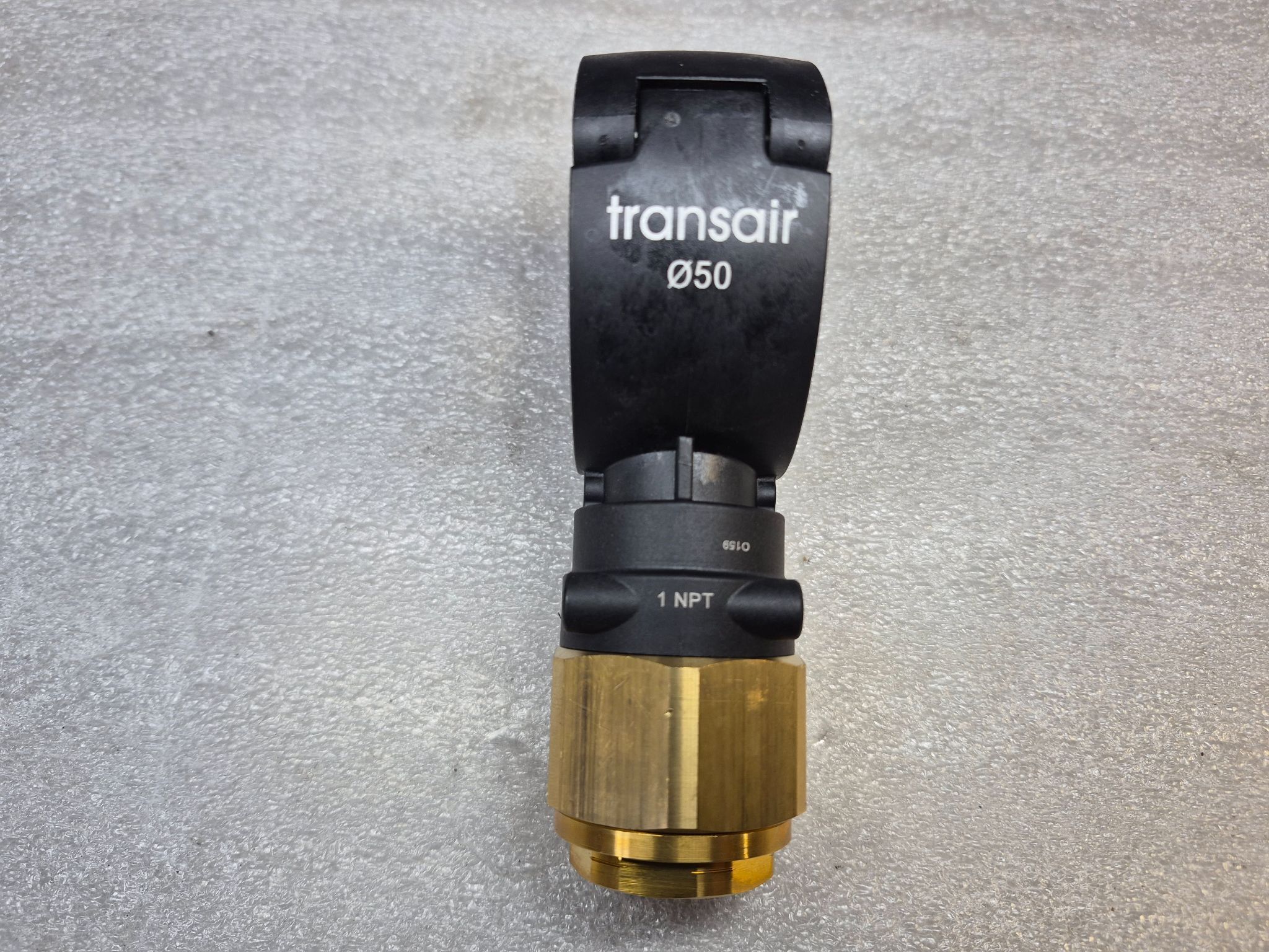 PARKER RA68 50N08 Transair Ø50 Pipe Clamp Drop Adapter 1 NPT NEW 3