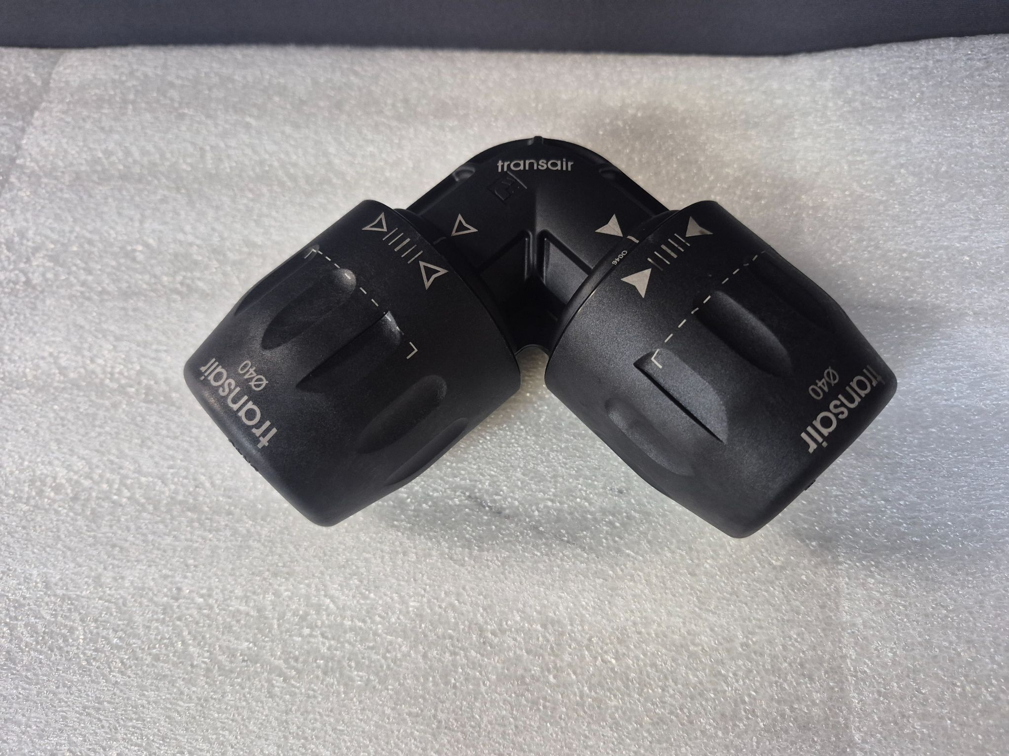 PARKER 6602-40-00 Transair 90 Degree Elbow Fitting Ø40 NEW 0