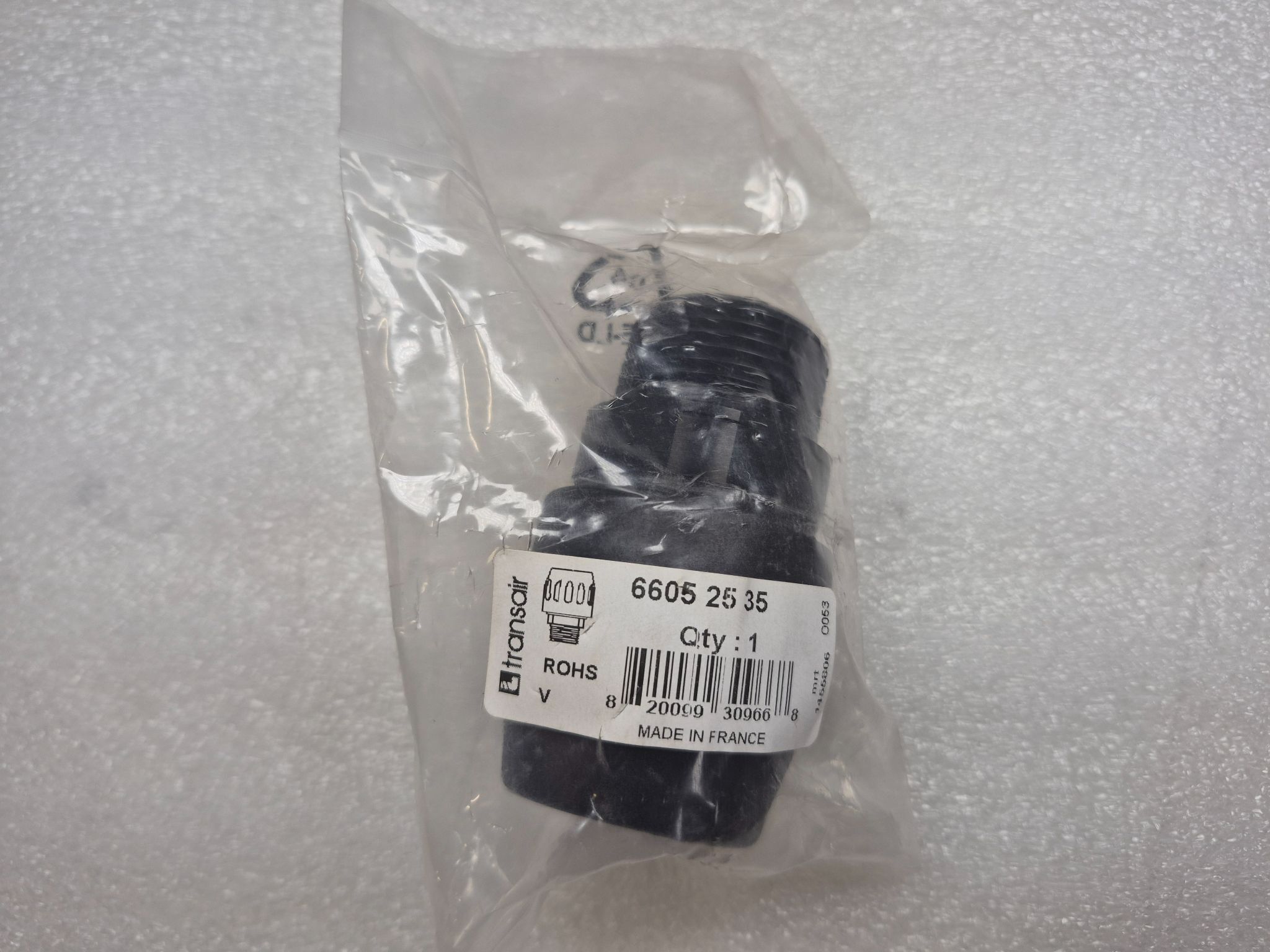 PARKER 6605-25-35 Transair Male Stud Connector Ø25 mm x 1" NPT NEW 1