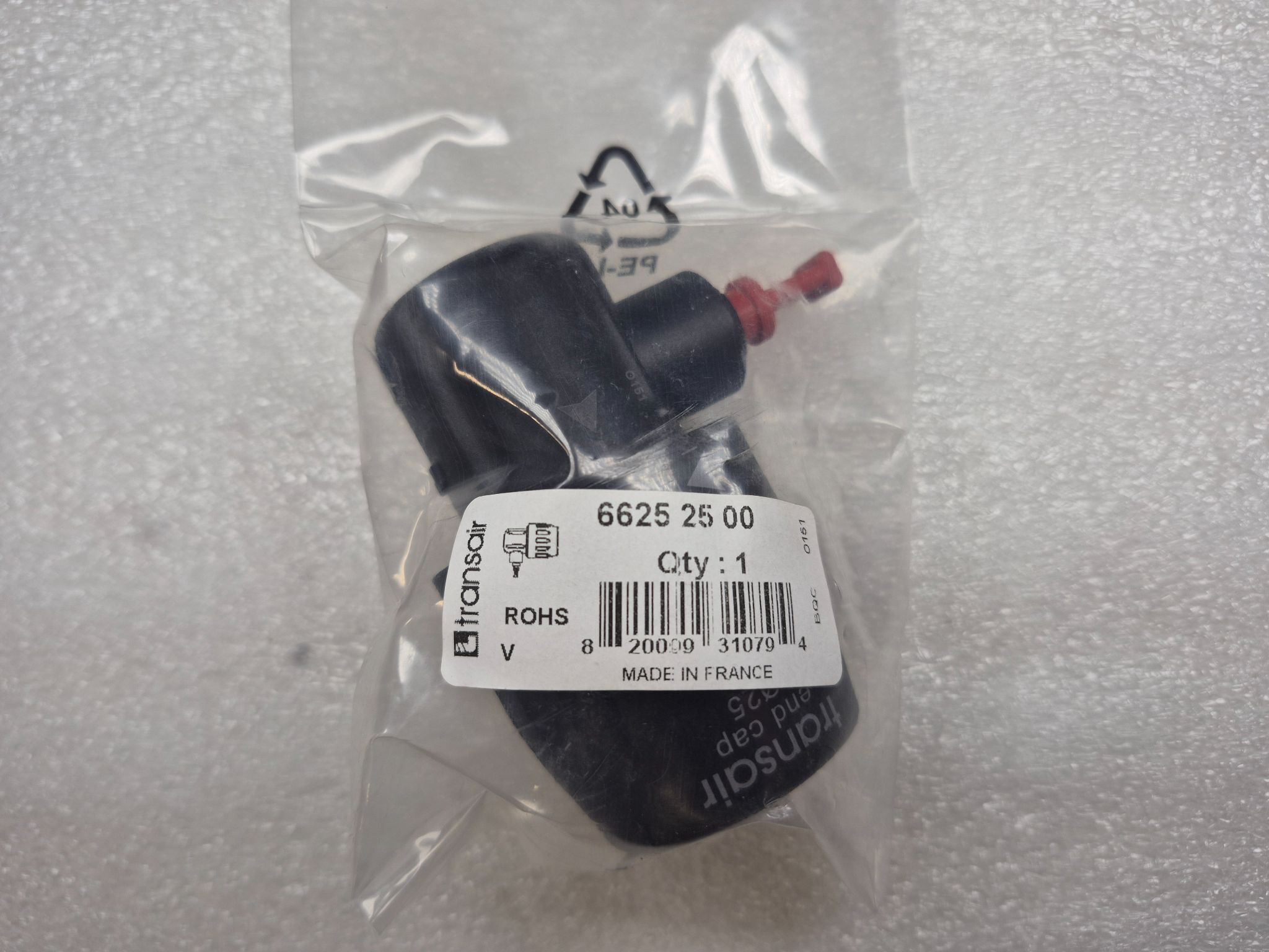 PARKER 6625-25-00 Transair End Feed Drop Connector Ø25 mm NEW 1