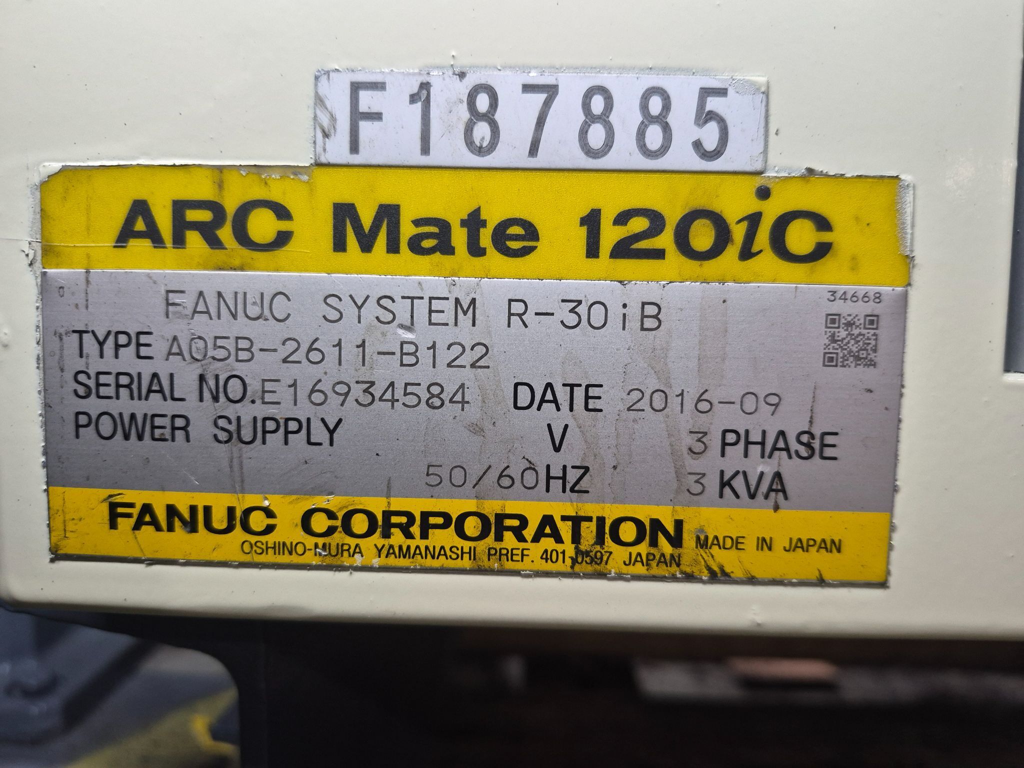 FANUC Arc Mate 120iC Complete With R-30iB Controller REFURBISHED 8