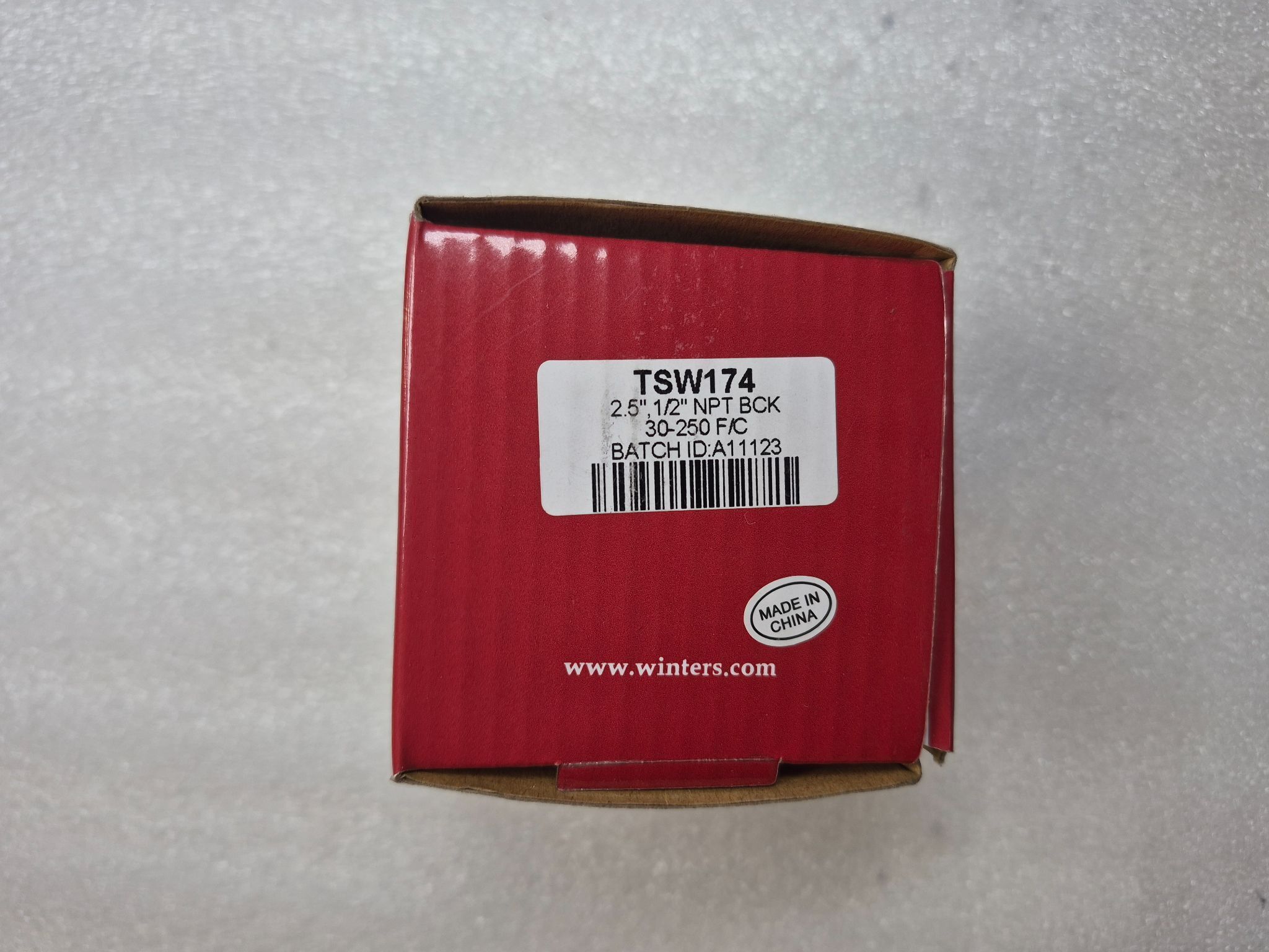 WINTERS TSW174 Hot Water Thermometer NEW 2