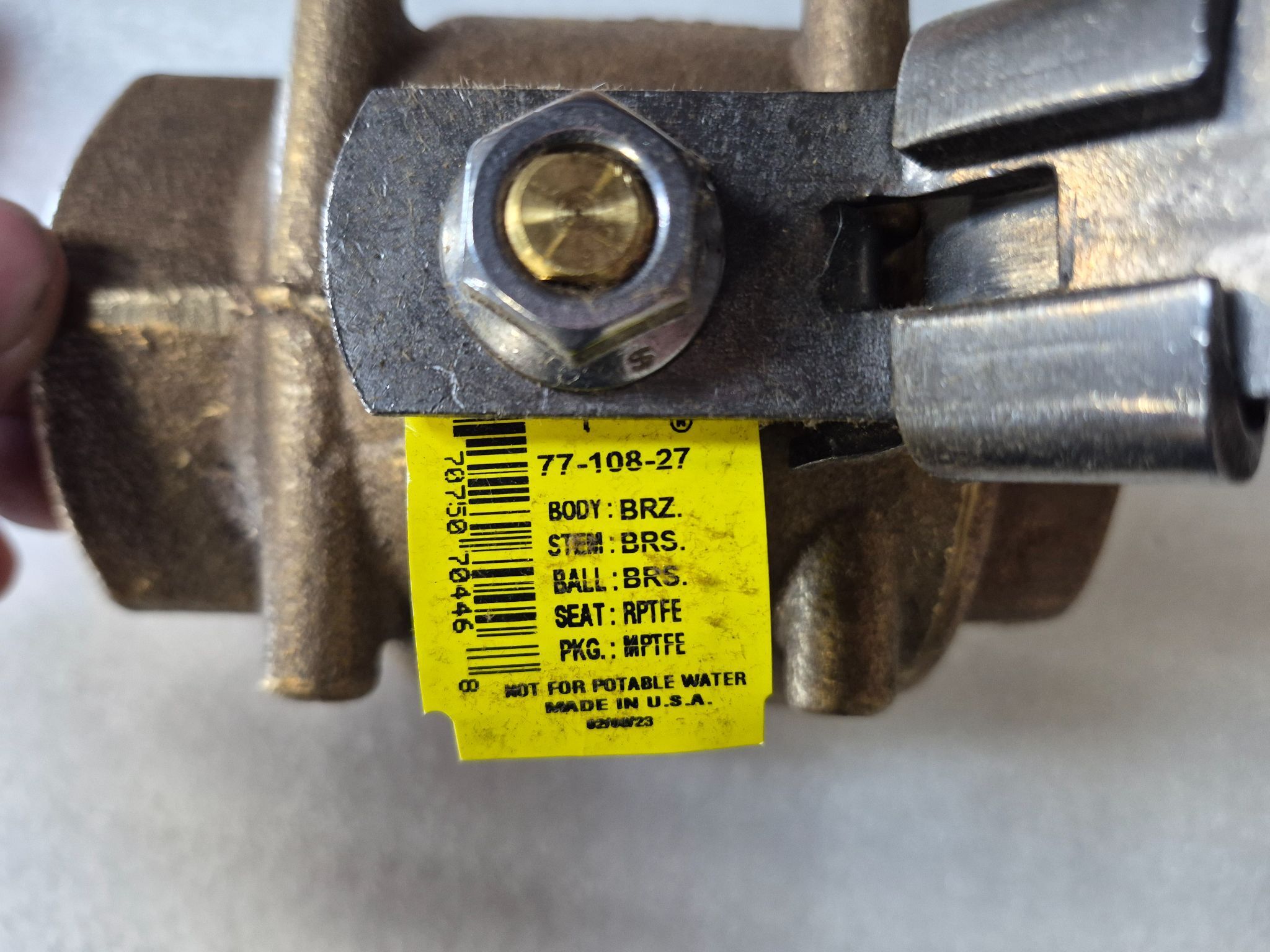 APOLLO VALVES 77-108-27 2" Bronze Ball Valve (Pack of 2) NEW 2