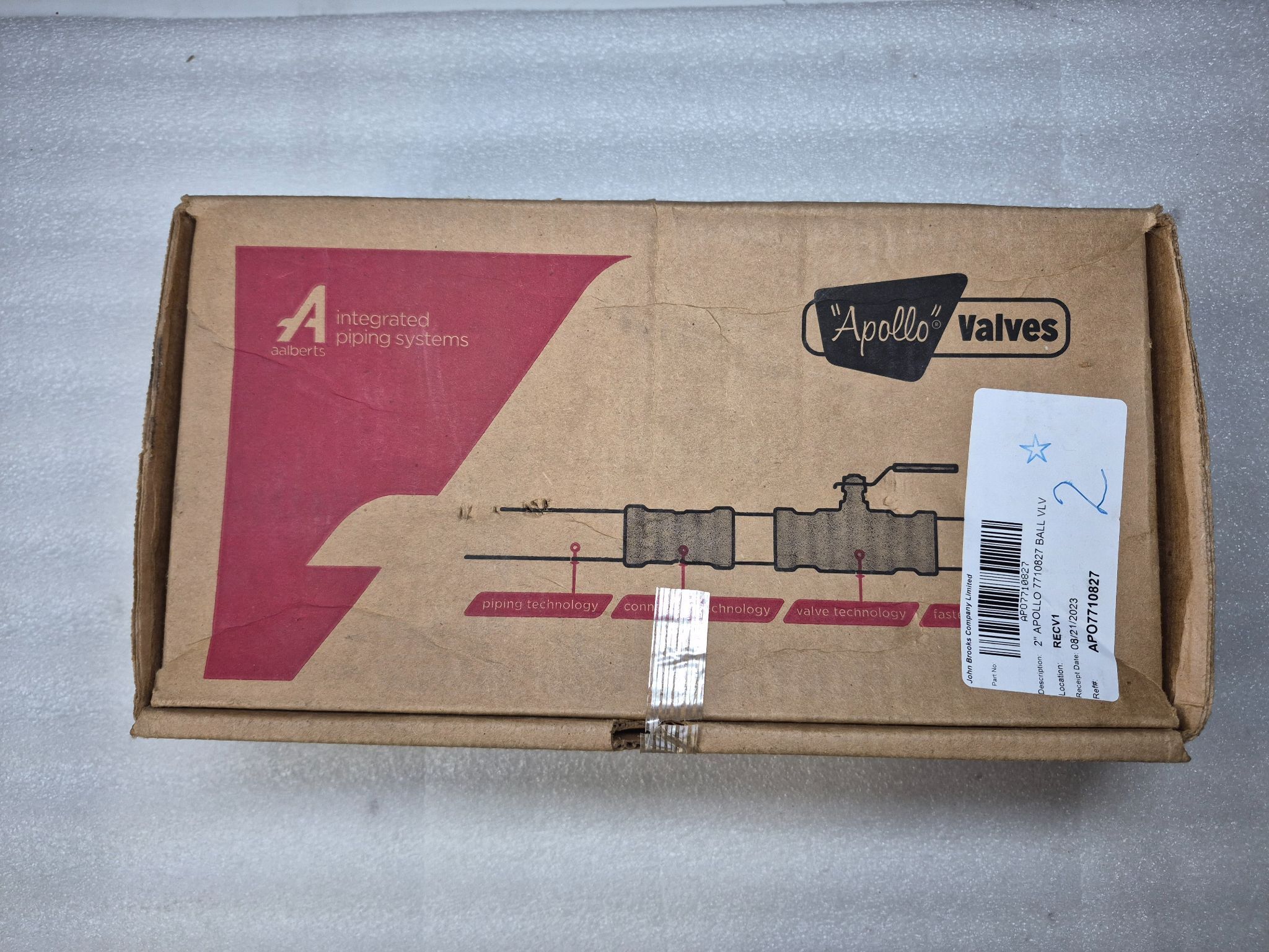 APOLLO VALVES 77-108-27 2" Bronze Ball Valve (Pack of 2) NEW 3