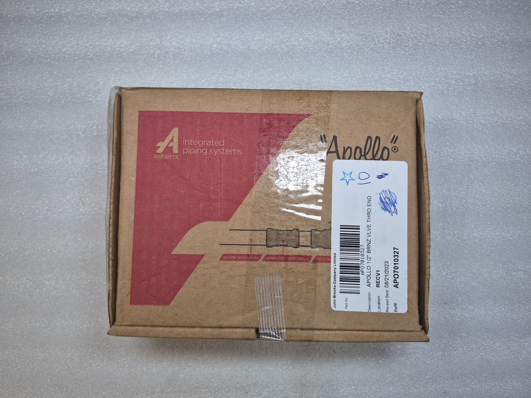 APOLLO VALVES 70-103-27 1/2" Standard Port Bronze Ball Valve NEW 2