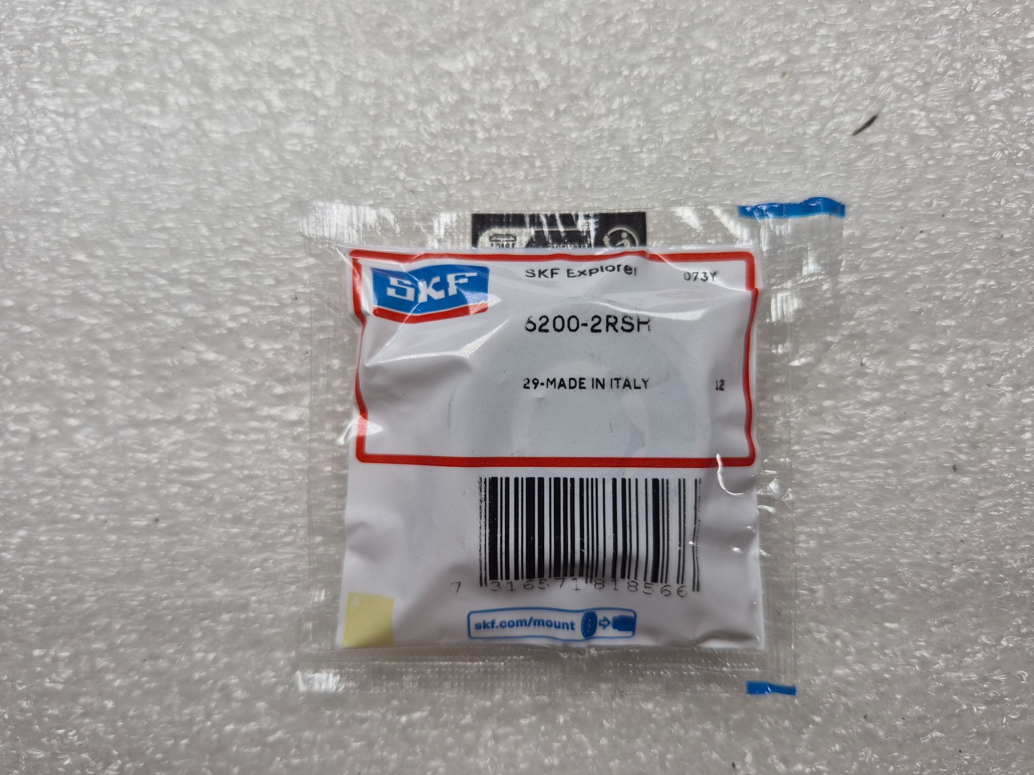 SKF 6200-2RSH Deep Groove Ball Bearing 10 mm ID x 30 mm OD NEW (5-Pack) 1