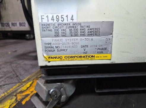 FANUC R-2000iB/210F with R-30iA Controls USED - Missing Items 18
