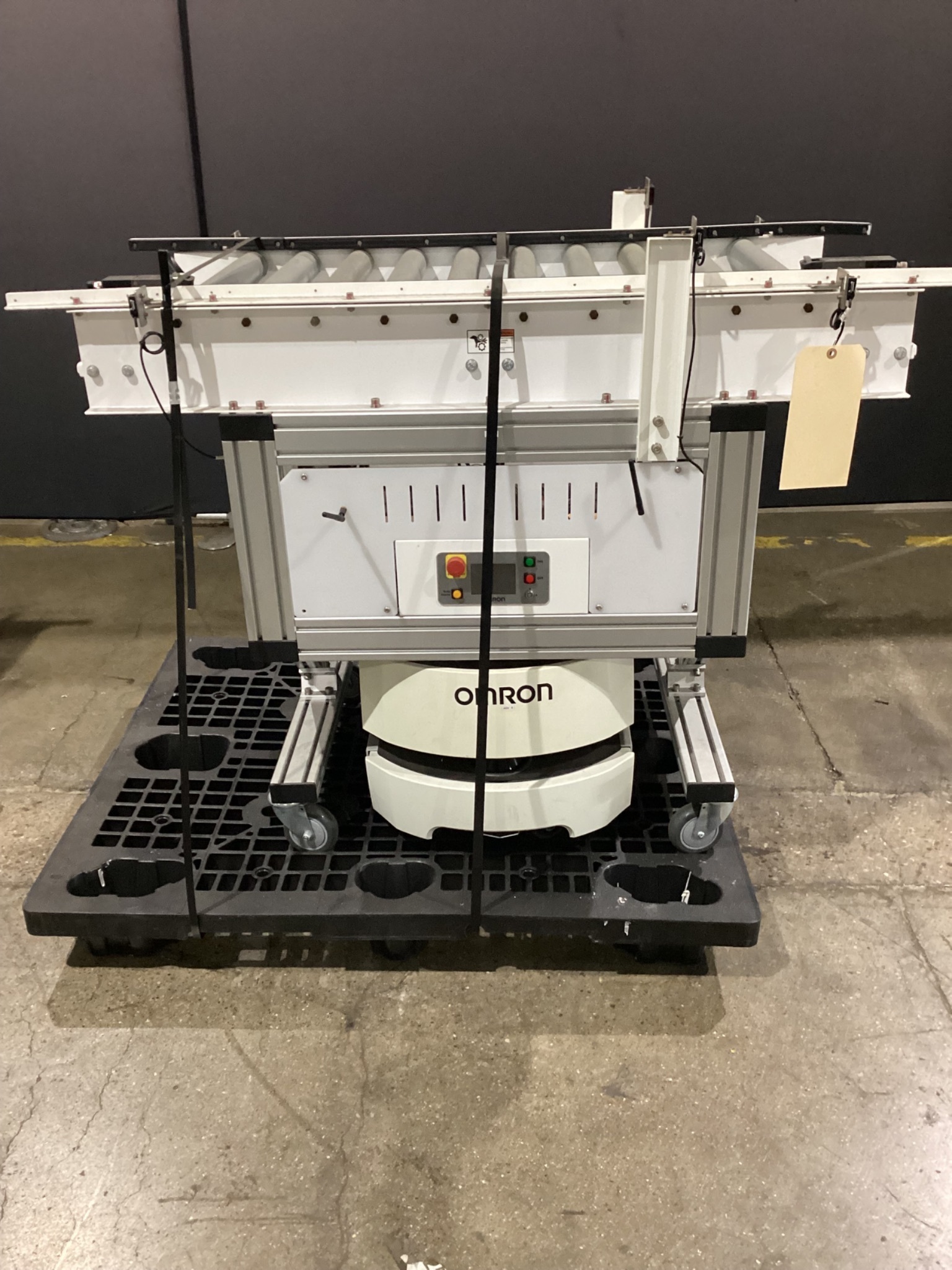 Omron LD-90X Autonomous Mobile Robot with Conveyor Transfer Module USED 0