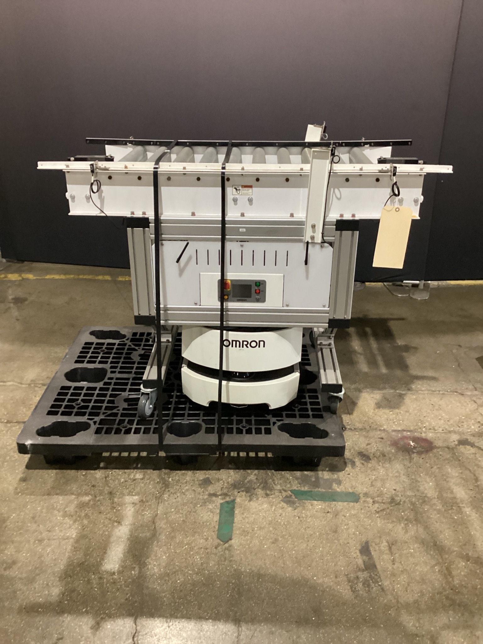 Omron LD-90X Autonomous Mobile Robot with Conveyor Transfer Module USED 0